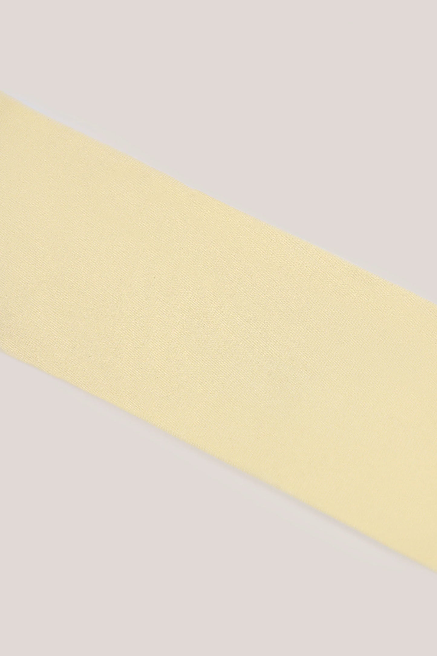 Modal Ribbed Headband in Buttercream Yellow