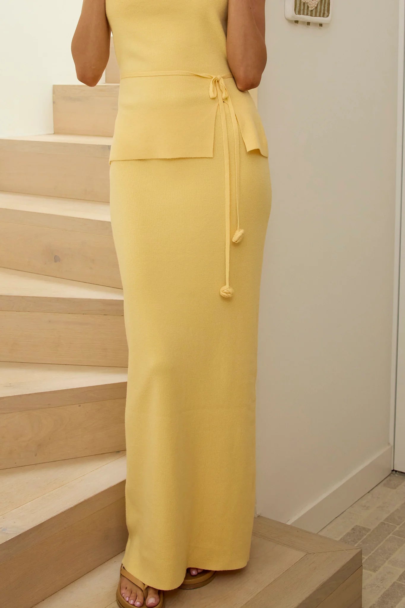 Revelry knit Maxi Skirt Banana