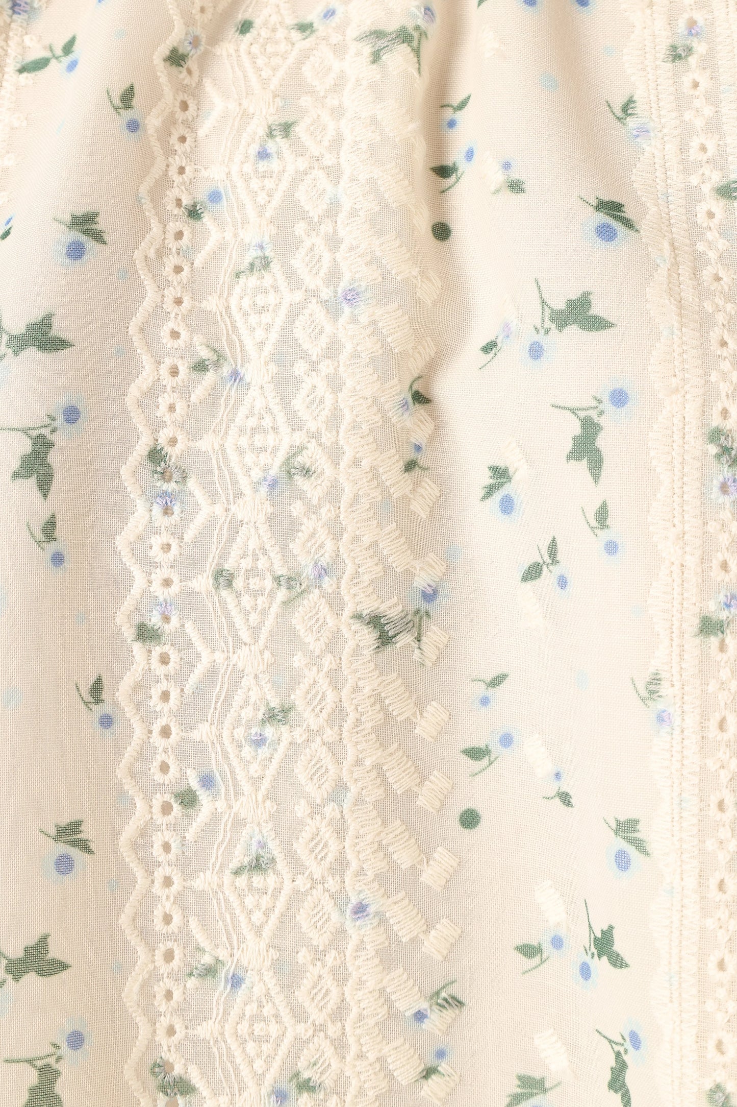 Willa Halterneck Top - Blue Floral