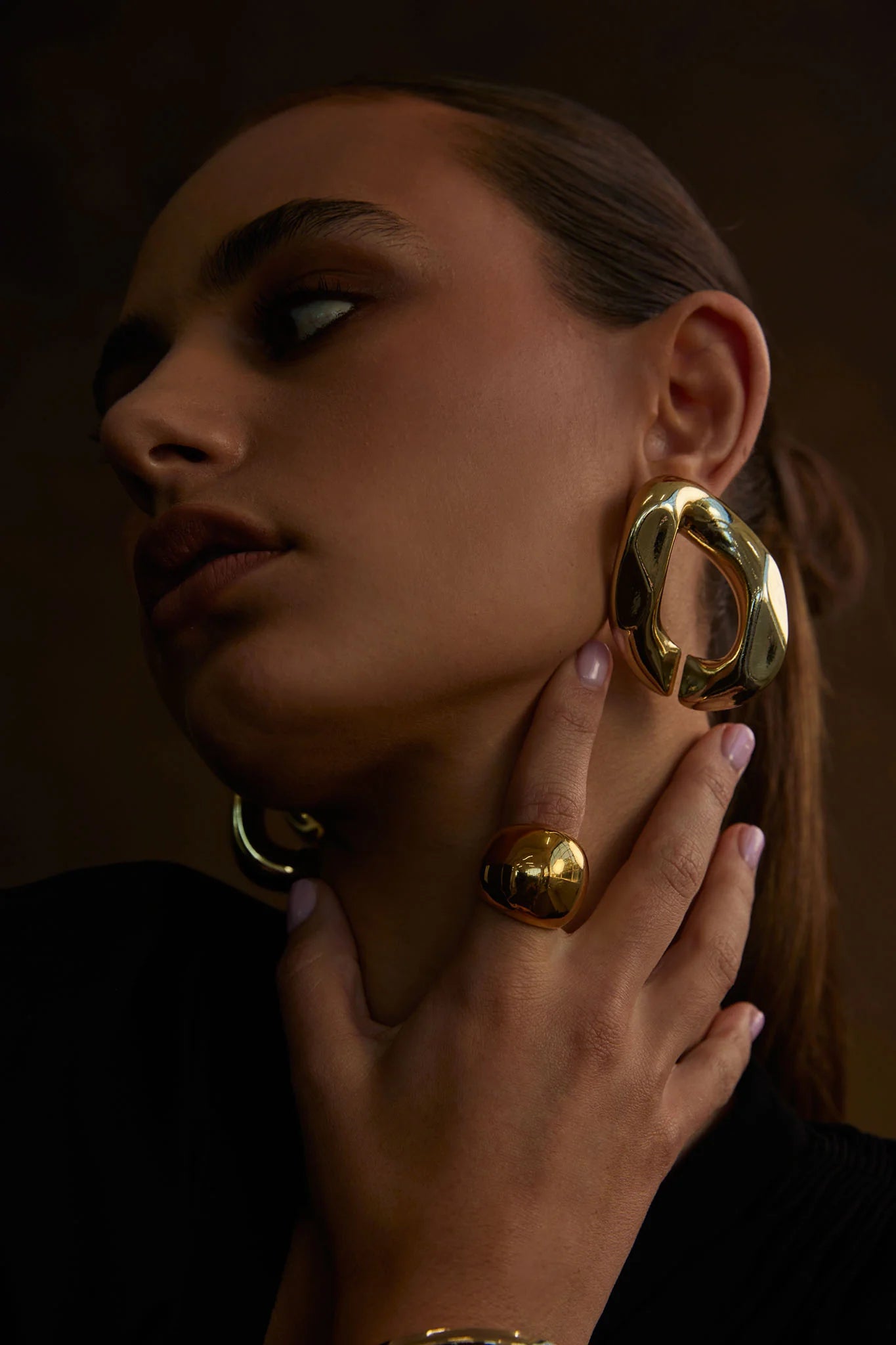 NOAH Chunky Ring Large Gold