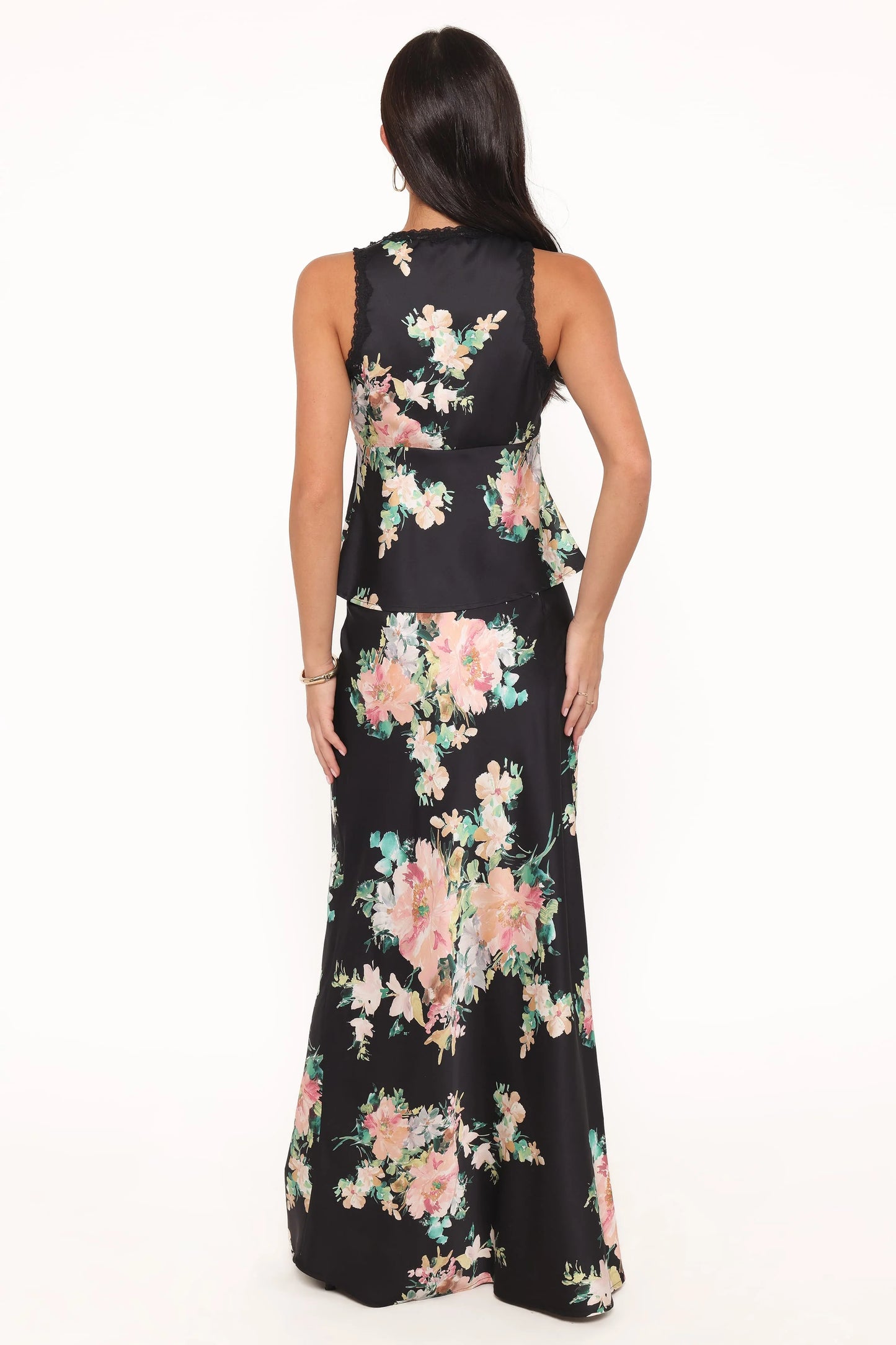 Velman Skirt - Black Floral