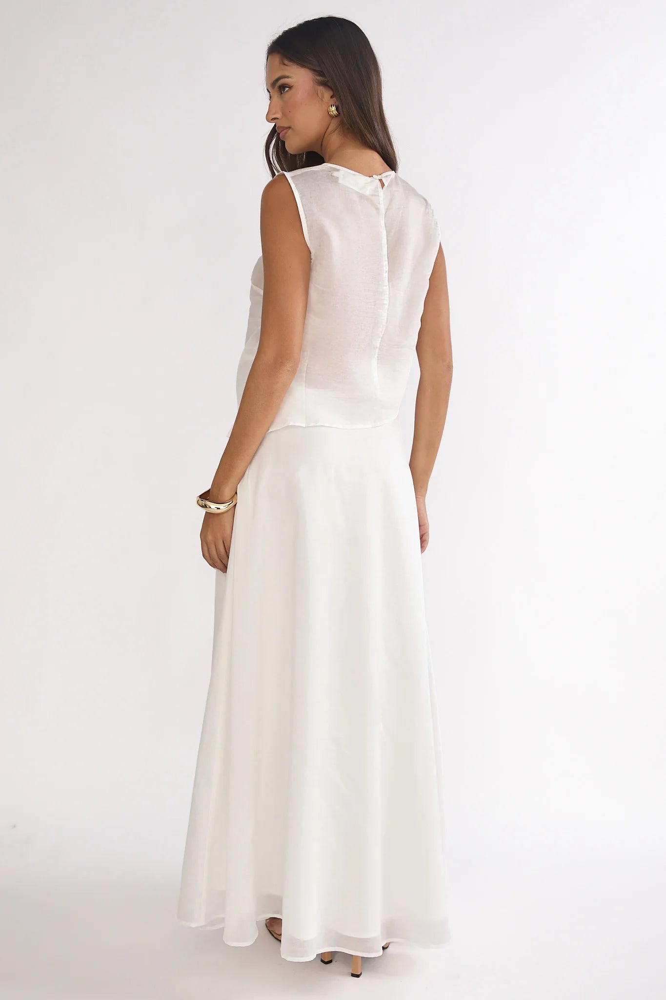 Lemora Maxi Skirt White