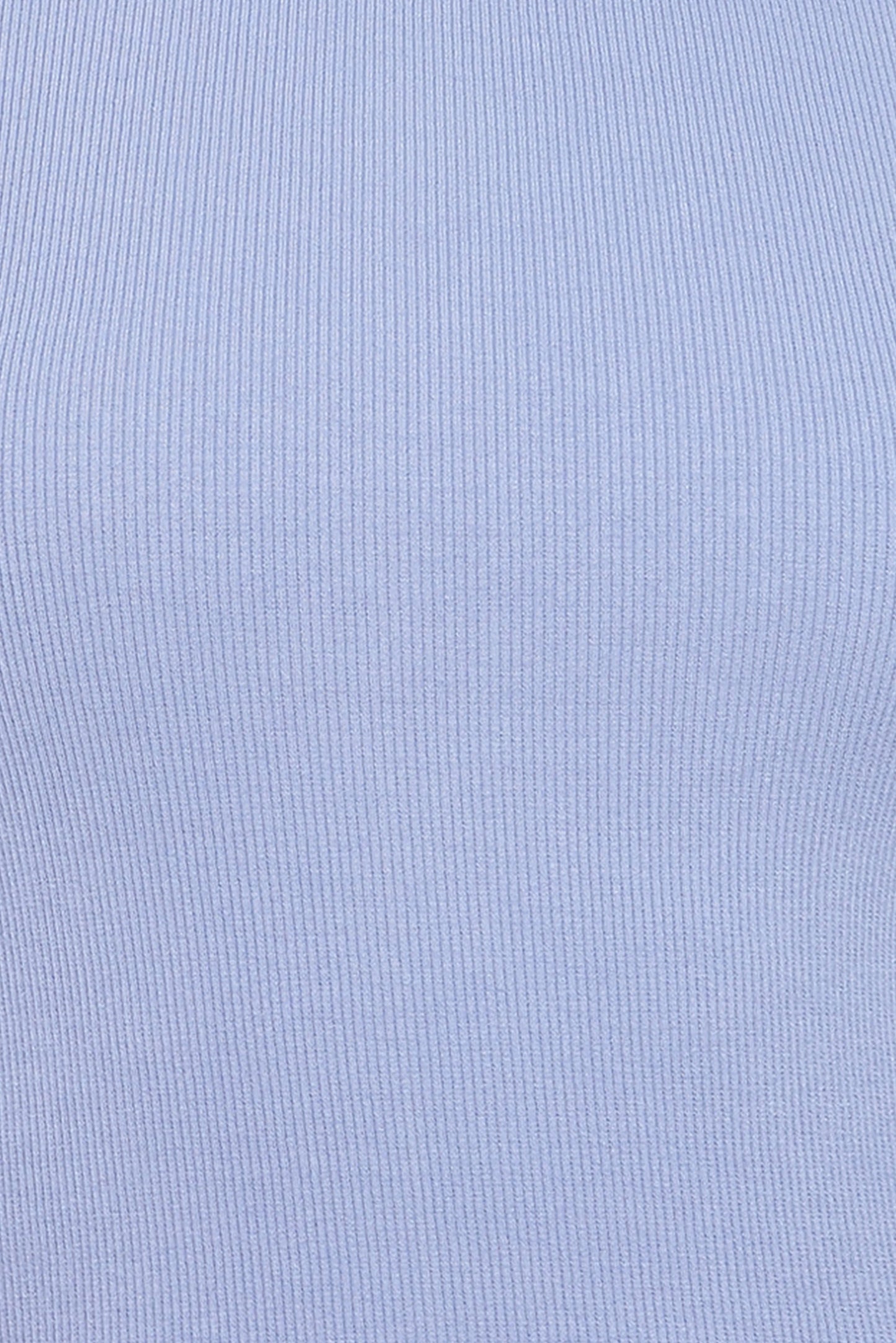 Ari Ribbed Tank Top - Cornflower Blue