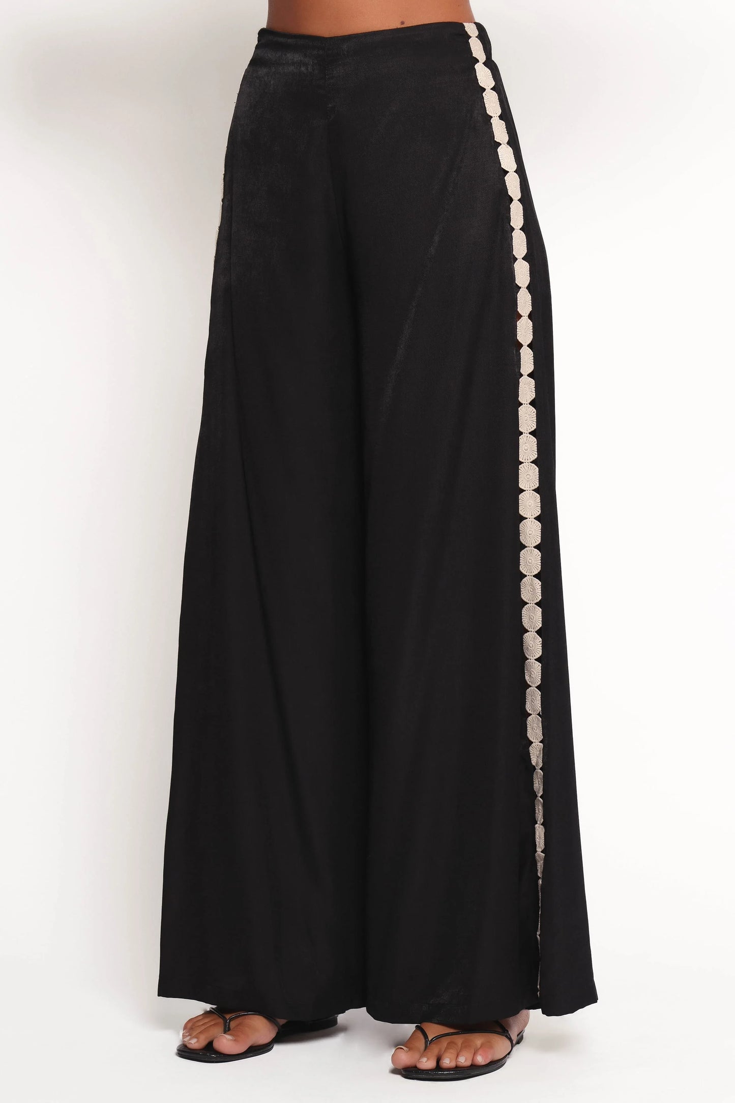 Margarete Pant Set - Black Cream
