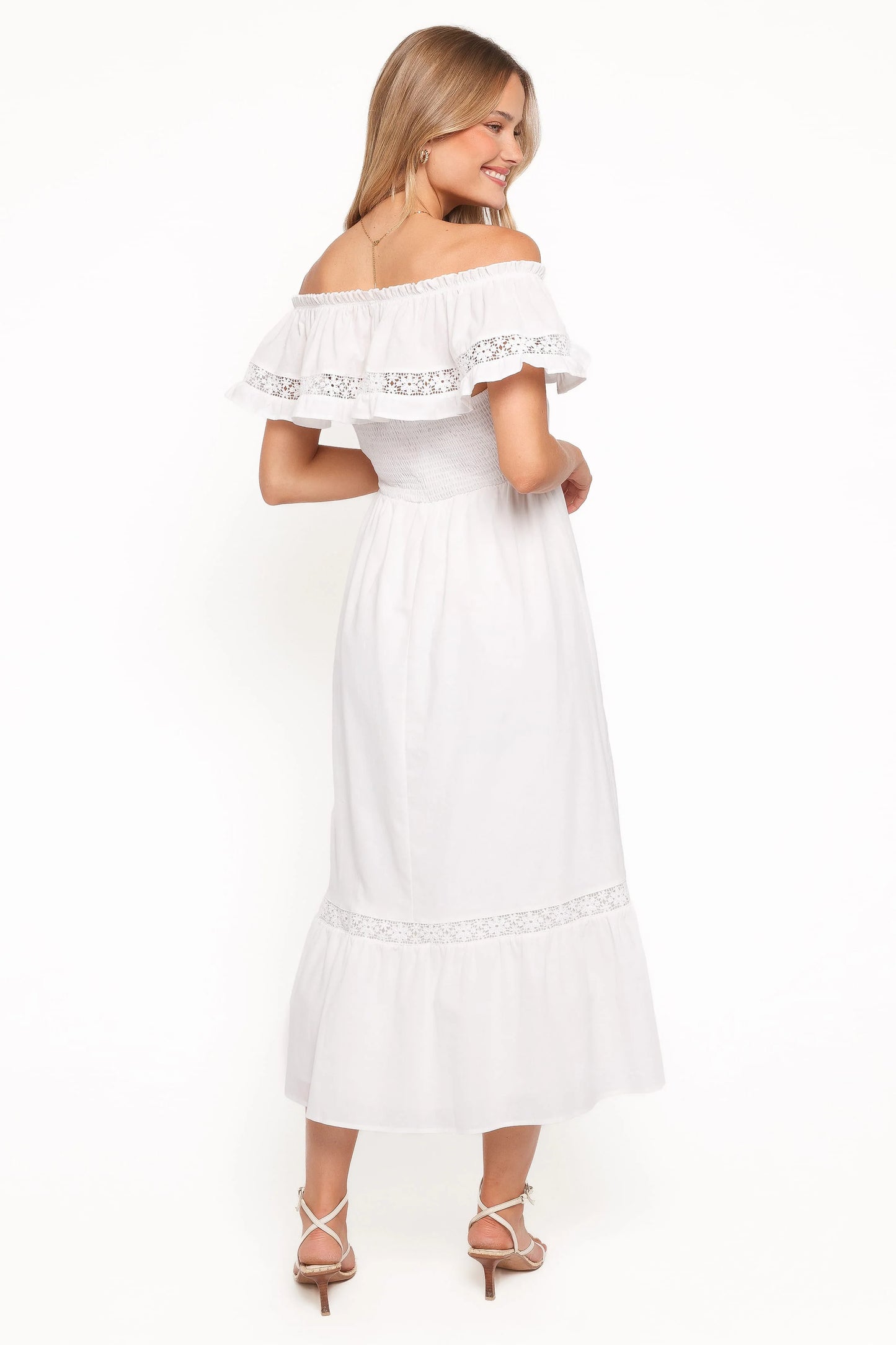 Janelle Dress - White