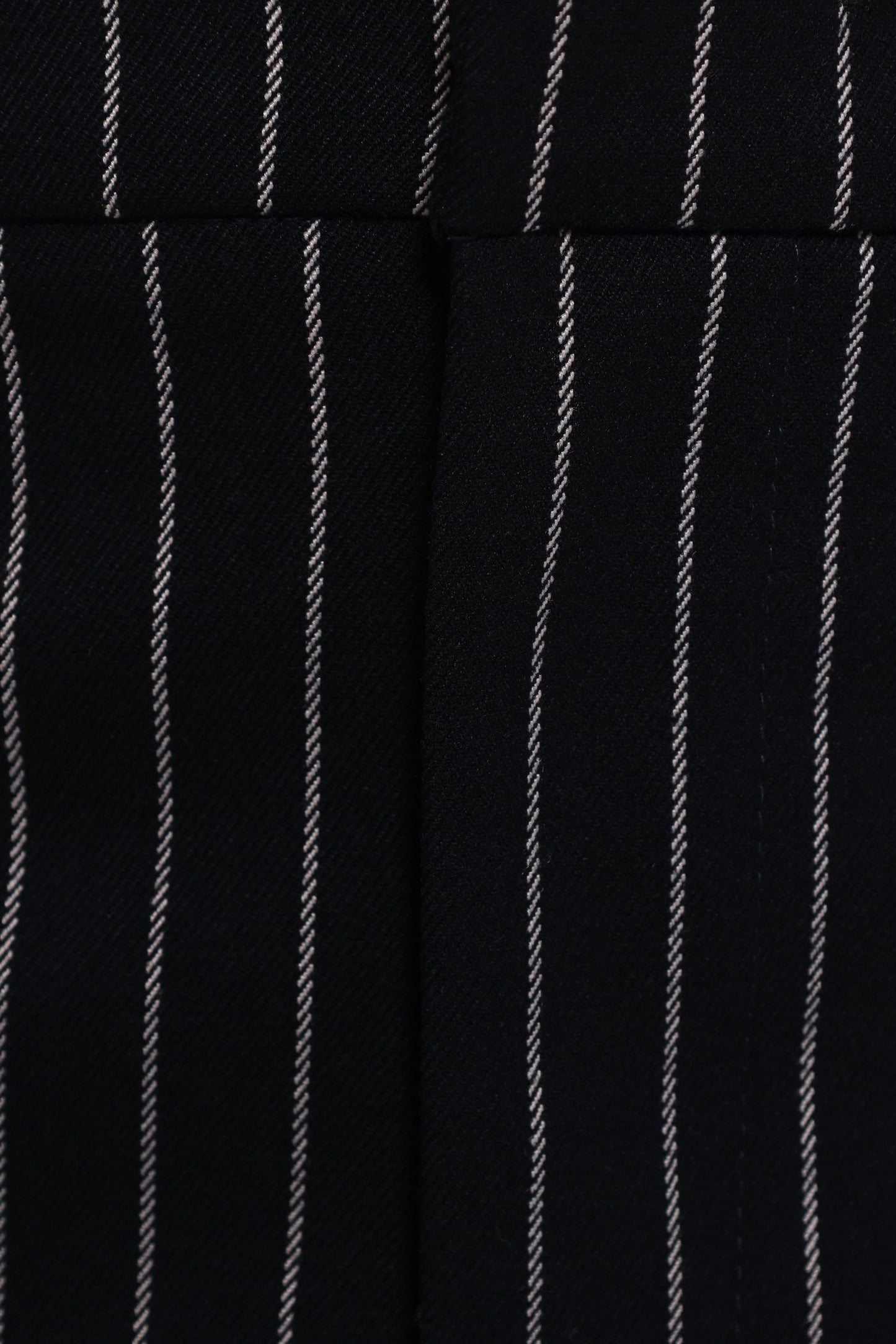 Ellory Midi Skirt - Navy Pinstripe