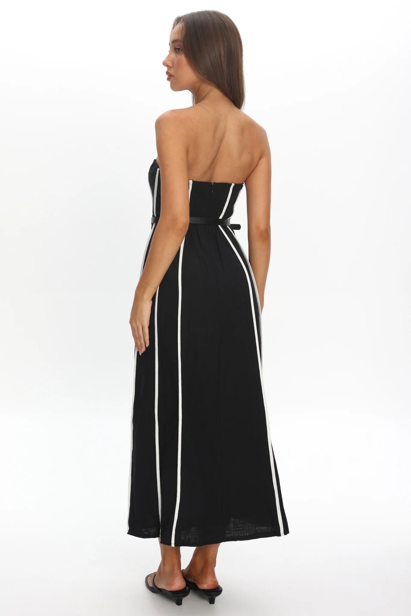 Azalea Sleeveless Midi Dress Black