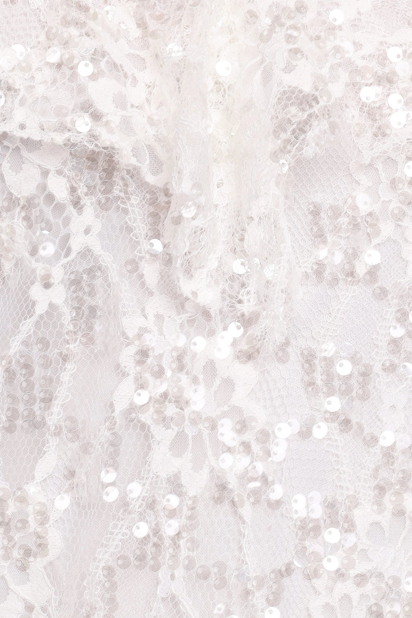 Zinnia Sequins Sleeveless Top - Ivory