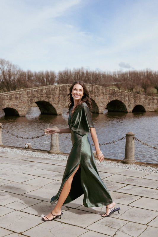 Ricki Maxi Dress - Olive Green