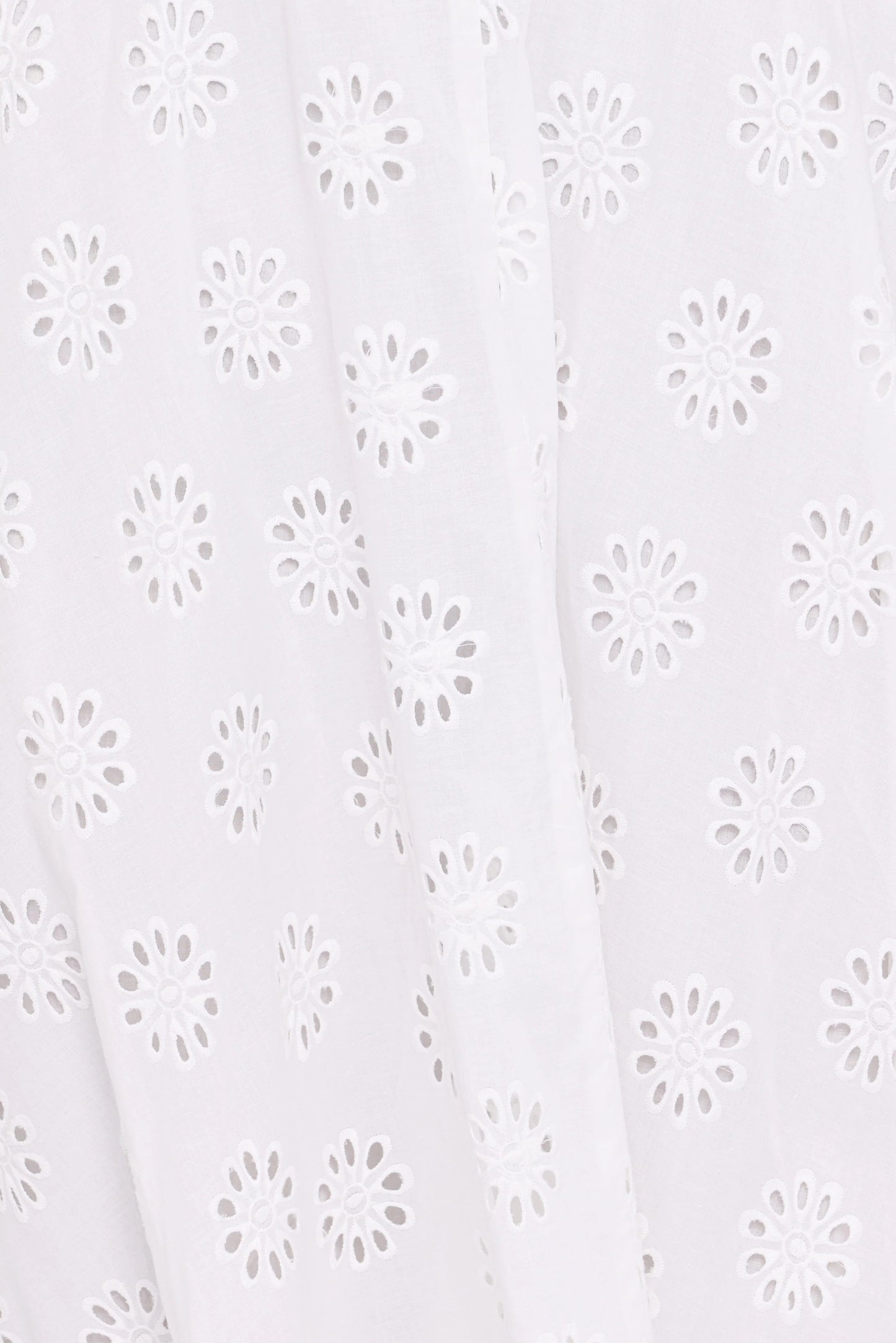 Varia Eyelet Maxi Skirt - White
