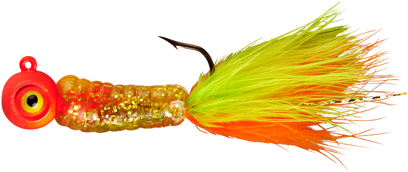 Lindy Fuzz-E-Grub Pre-Rigged Hair Tail Soft Grub 2 pack