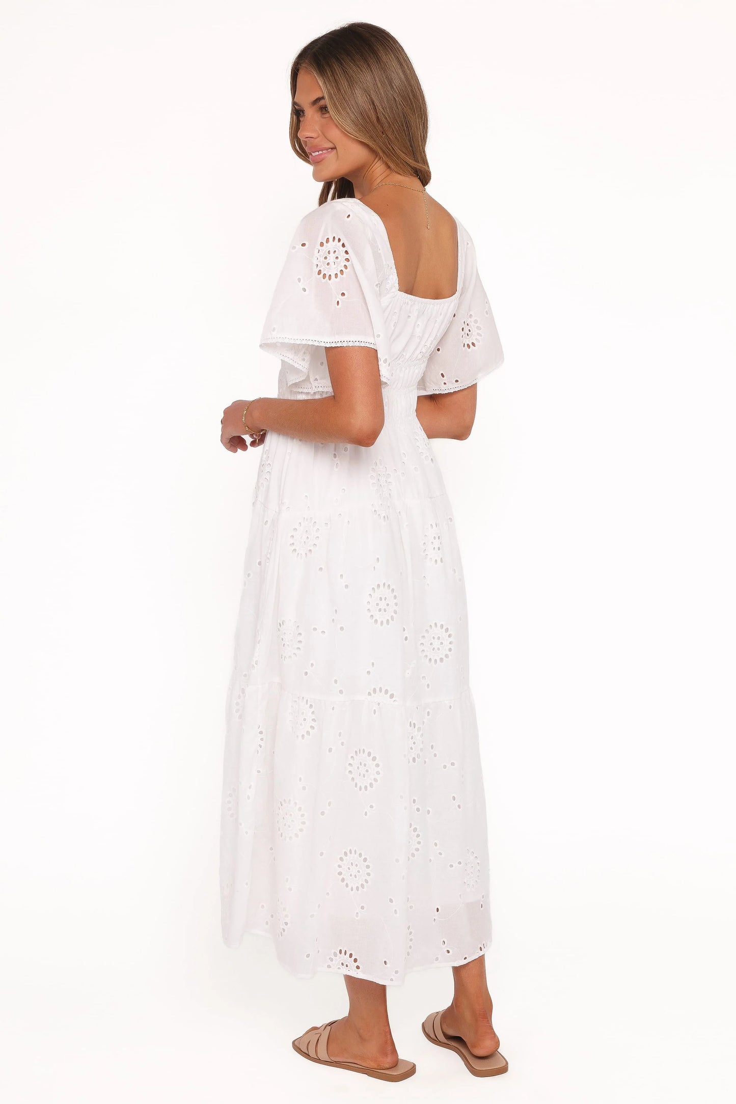 Tierney Midi Dress - White