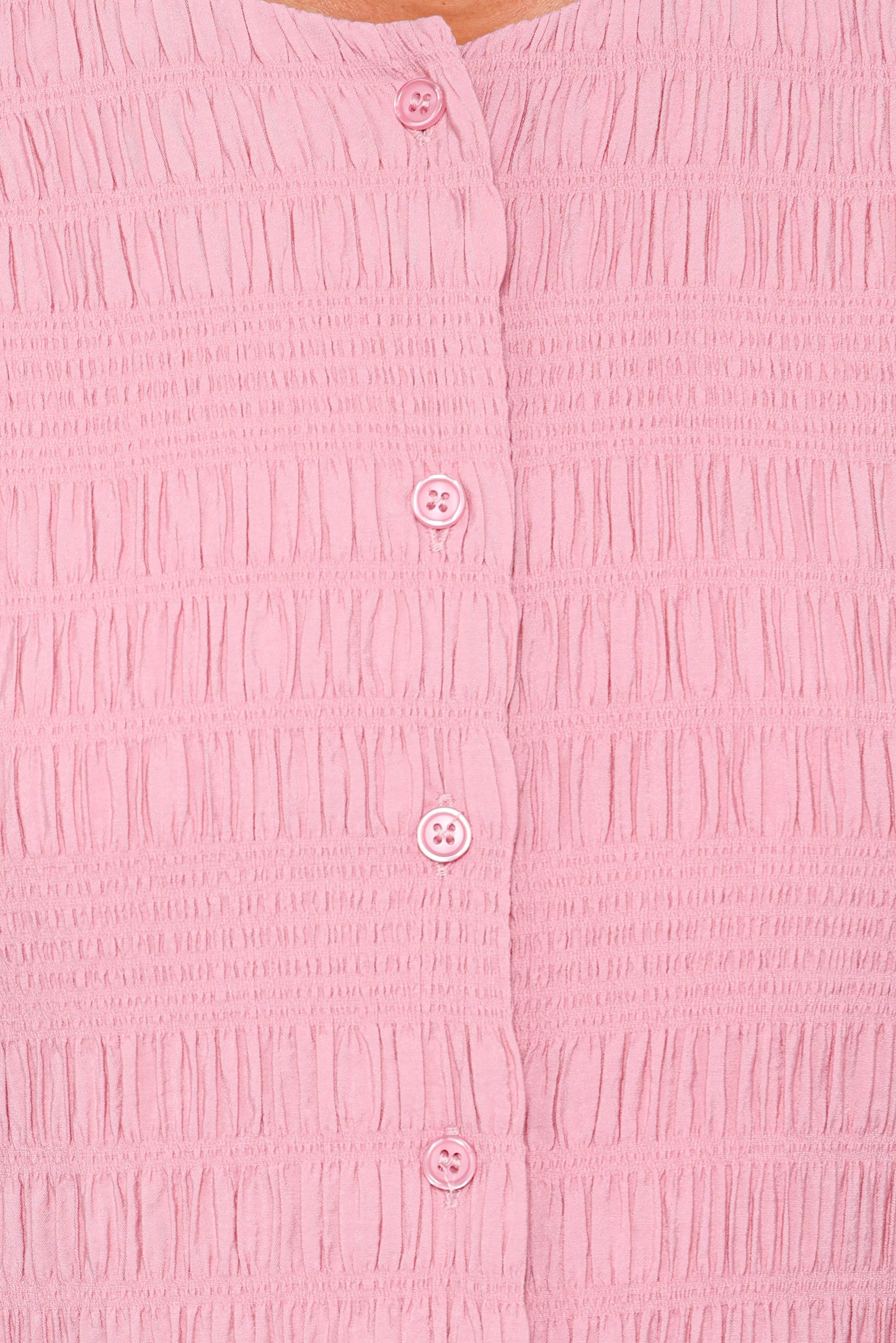 Amaya Long Sleeve Mini Dress - Pink
