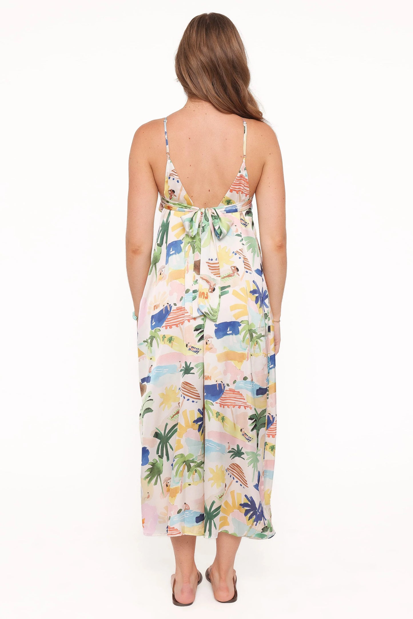 Jess Jumpsuit - Cream Resort Isle