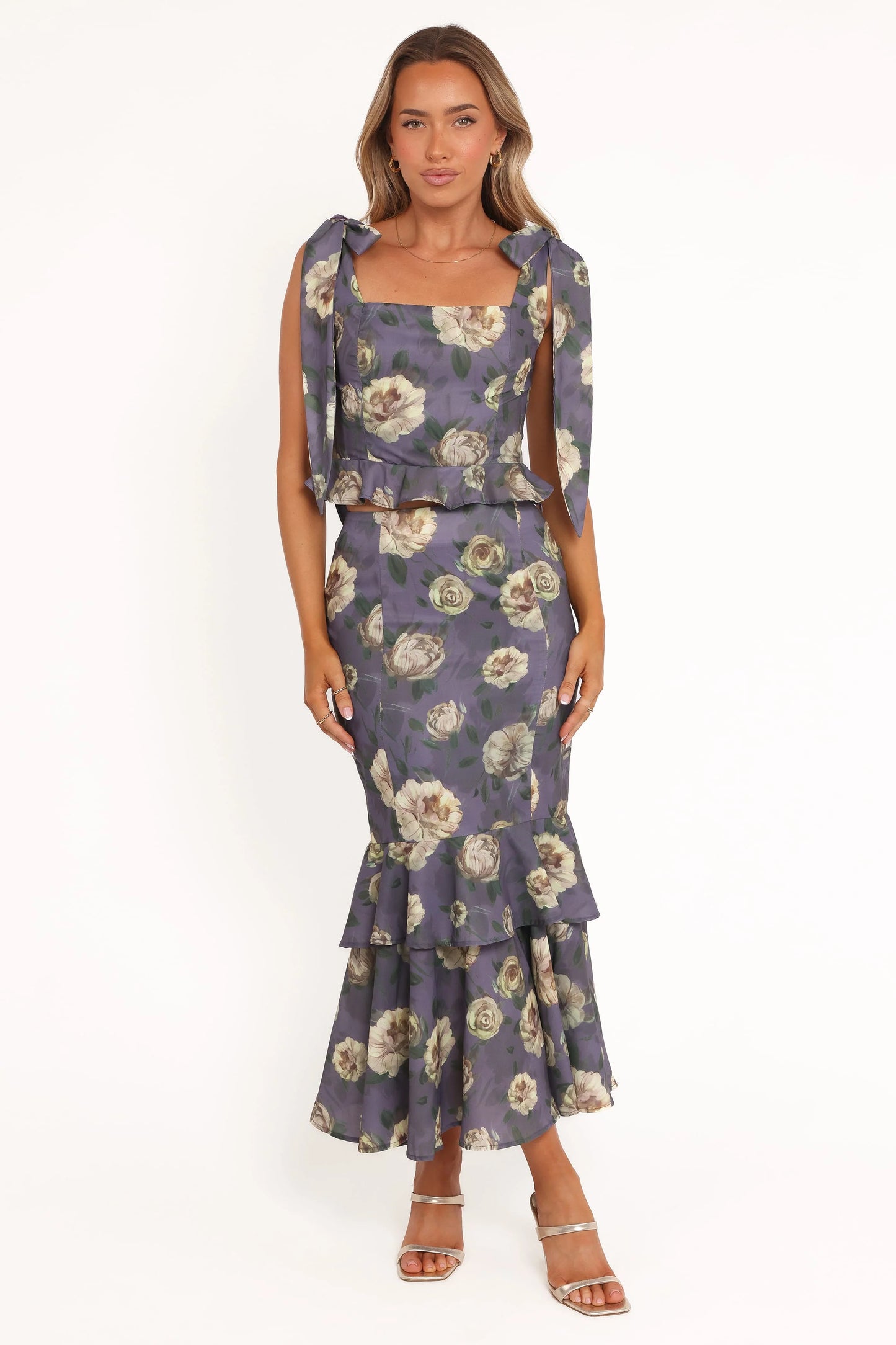 Luna Two Piece Set - Lavender Floral