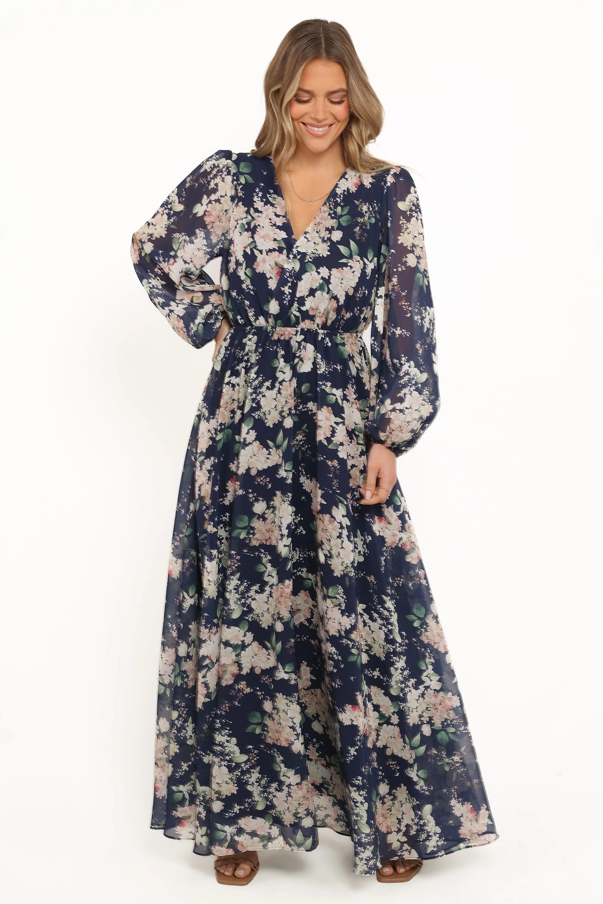 anisa maxi dress Anisa Halter Maxi Dress Black Floral