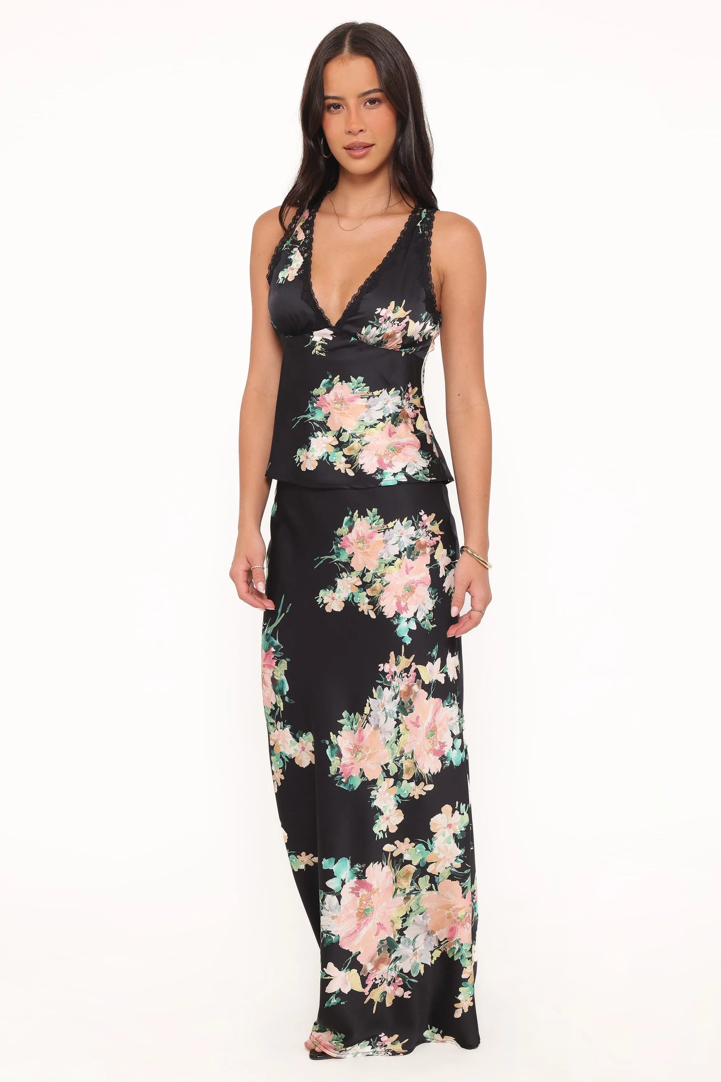 Velman Skirt - Black Floral