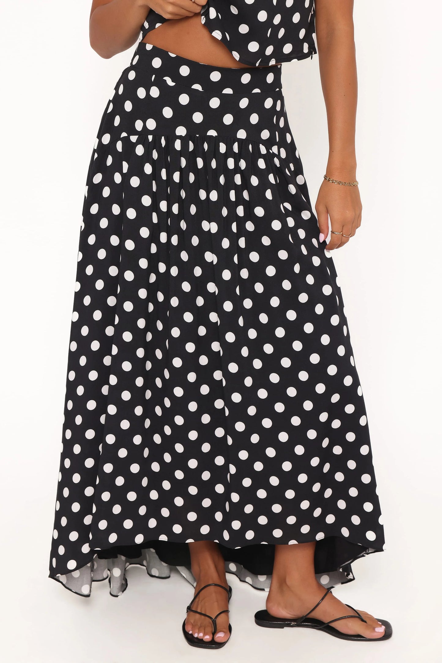 Lulu Set - Black Polka Dot