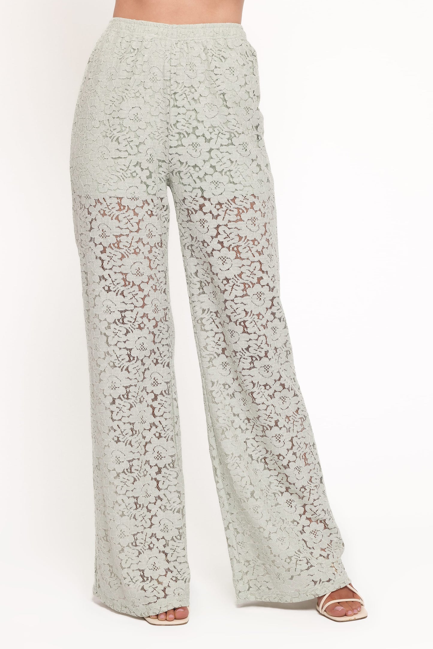 Sammy Embroidered Set - Mint Green