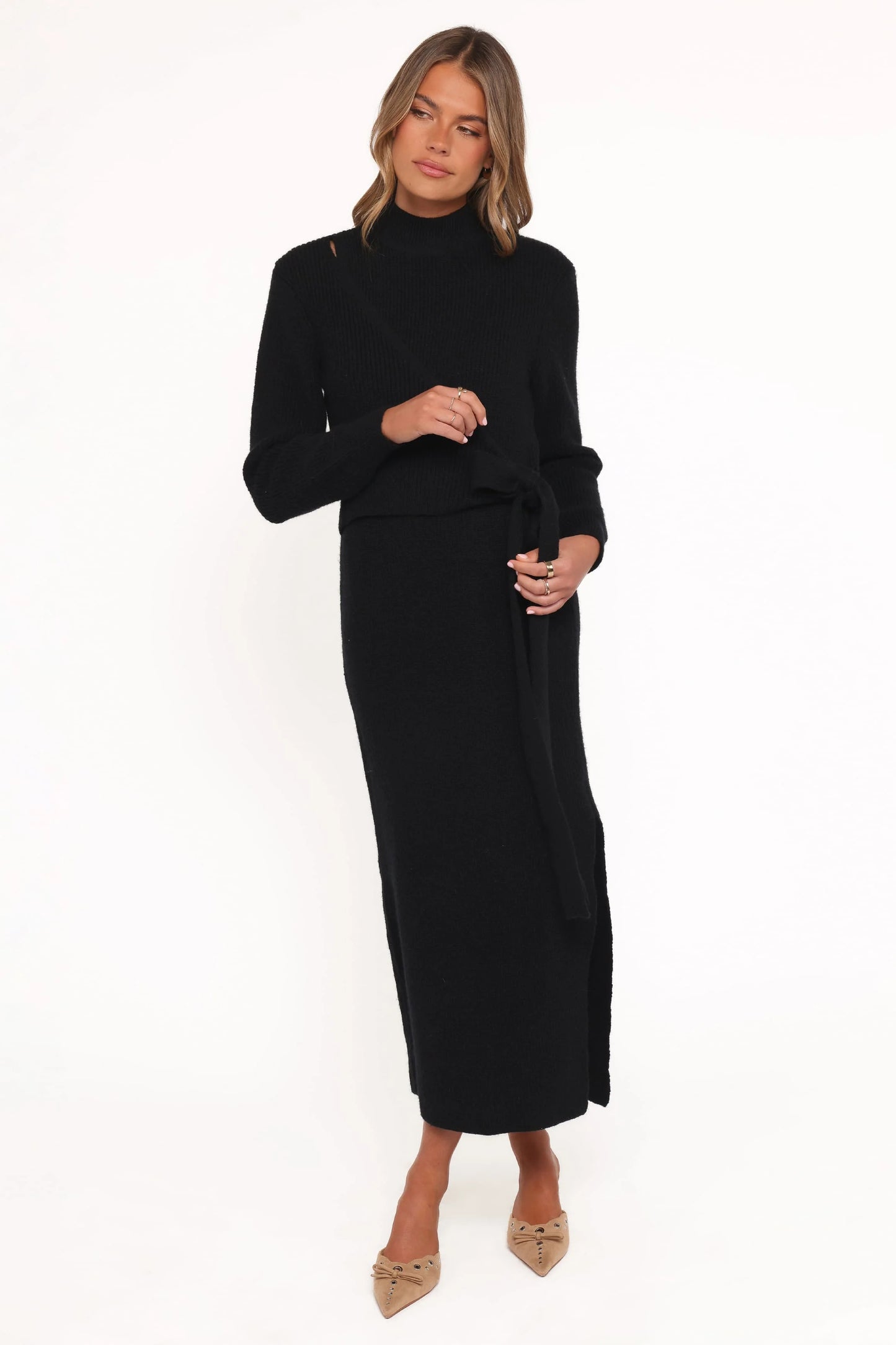 Aerin Knit Dress - Black