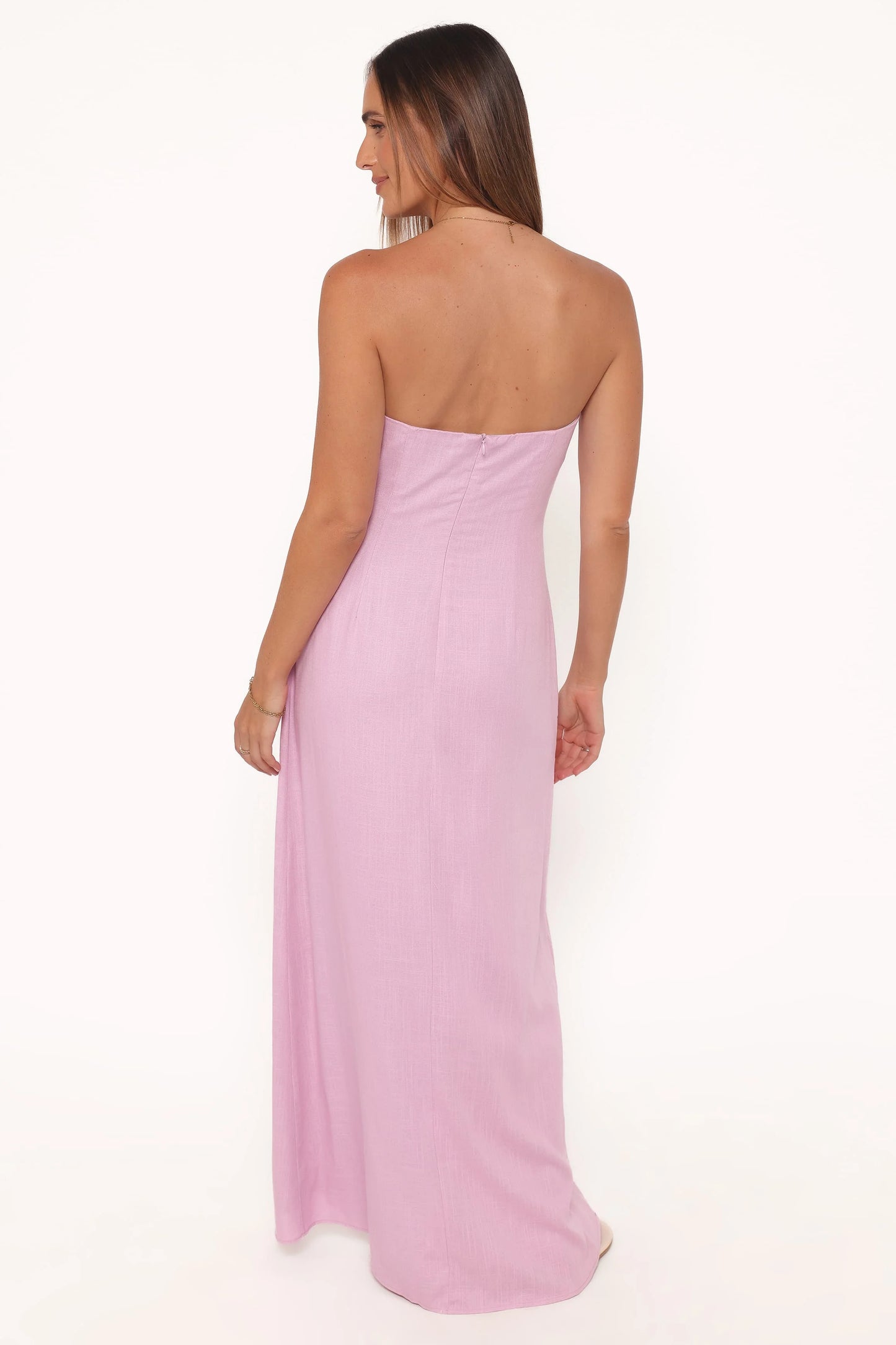 Bolton Strapless Maxi Dress - Lavender