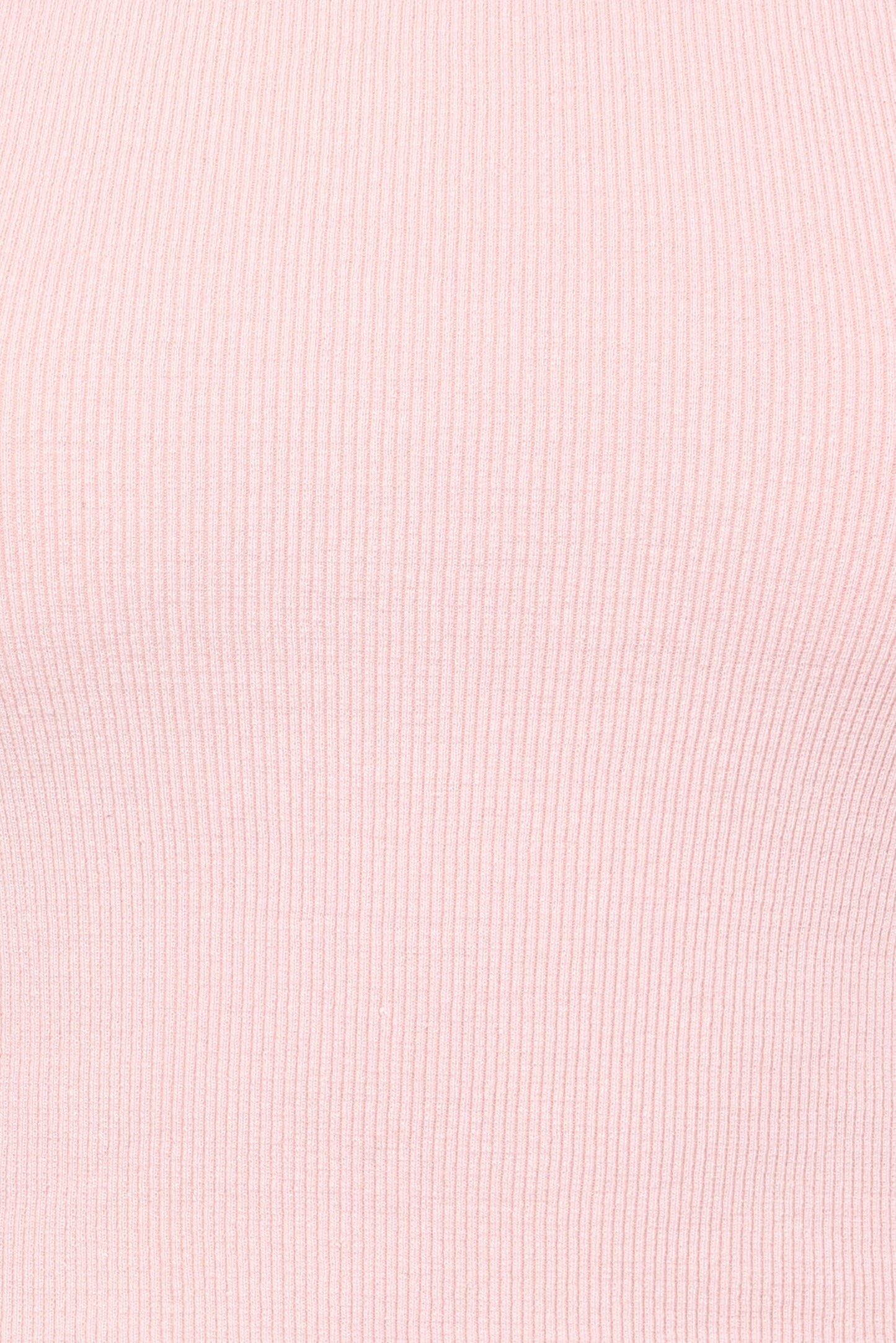 Ari Ribbed Tank Top - Petal Pink
