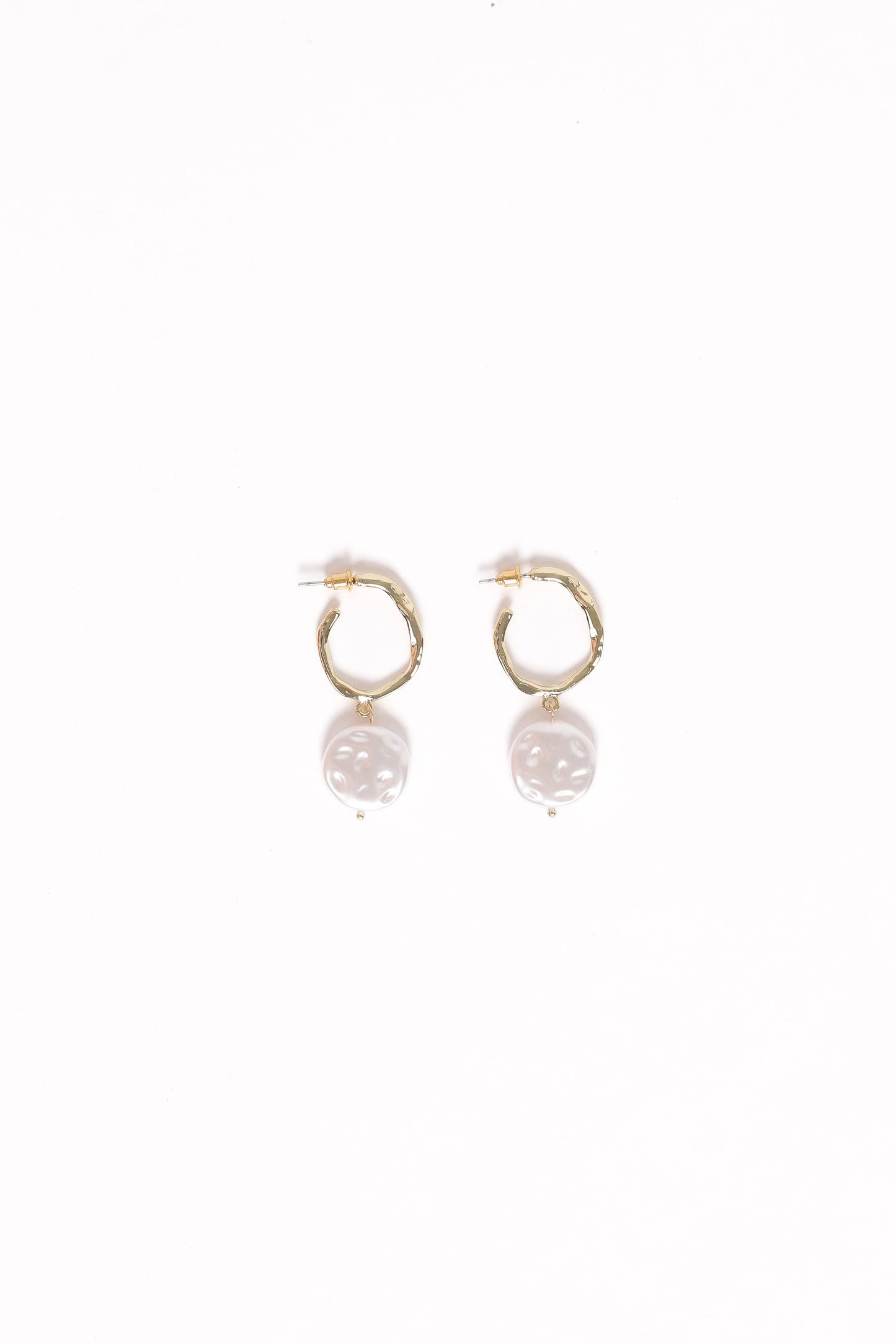 Carina Pearl Earrings - Gold