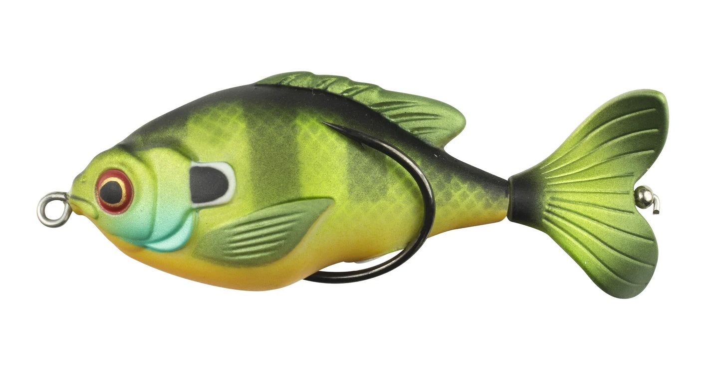Lunkerhunt Propfish Sunfish 3 1/4 inch Hollow Topwater Prop Lure