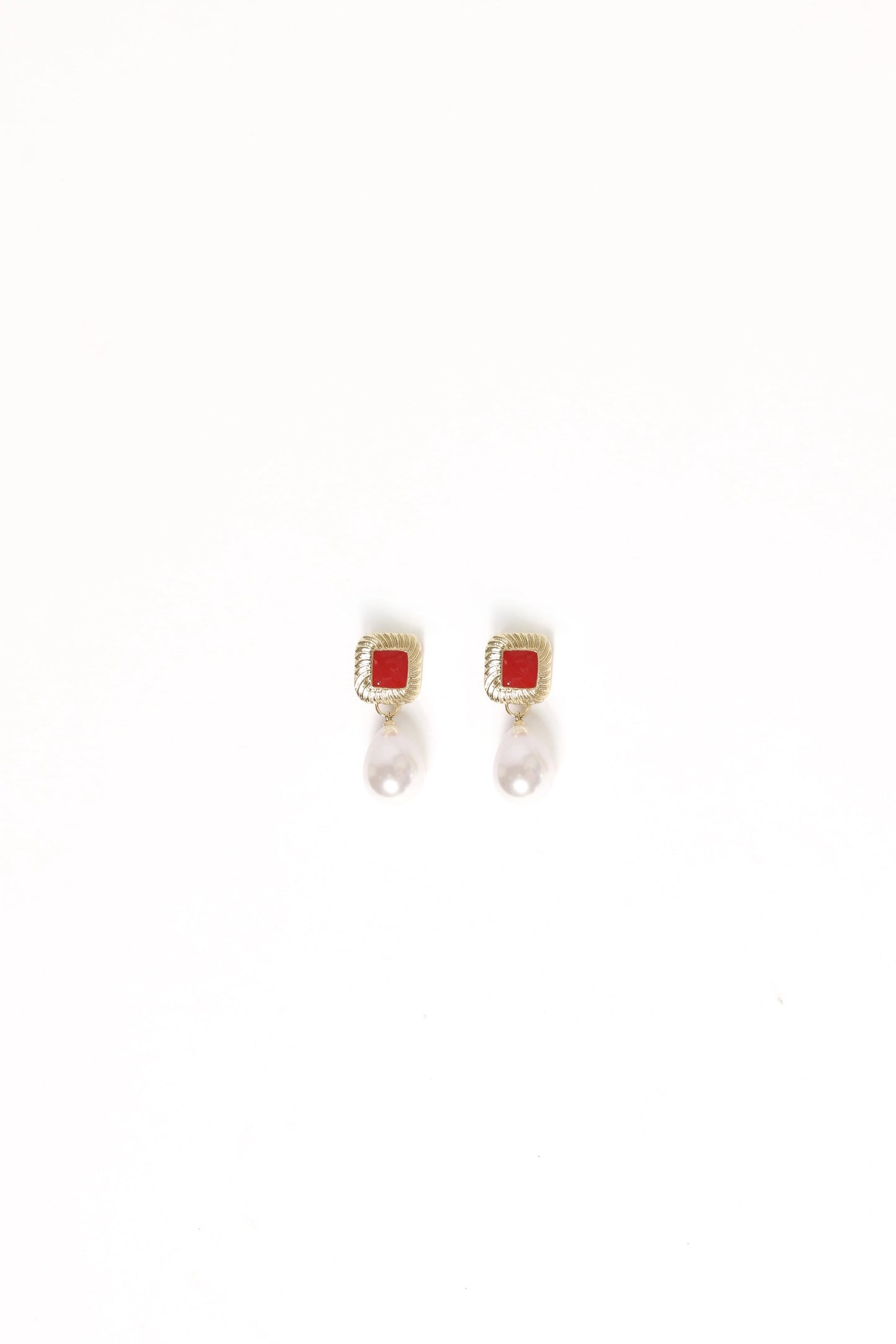 Rosalind Earrings - Gold/Pearl