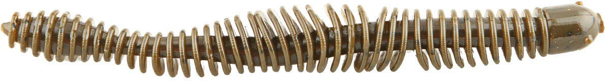 Big Bite Baits Coontail Worm 4 3/4 inch Ribbed Worm