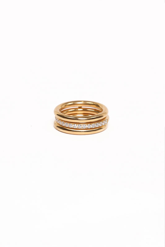 Domitia Ring Set - Gold