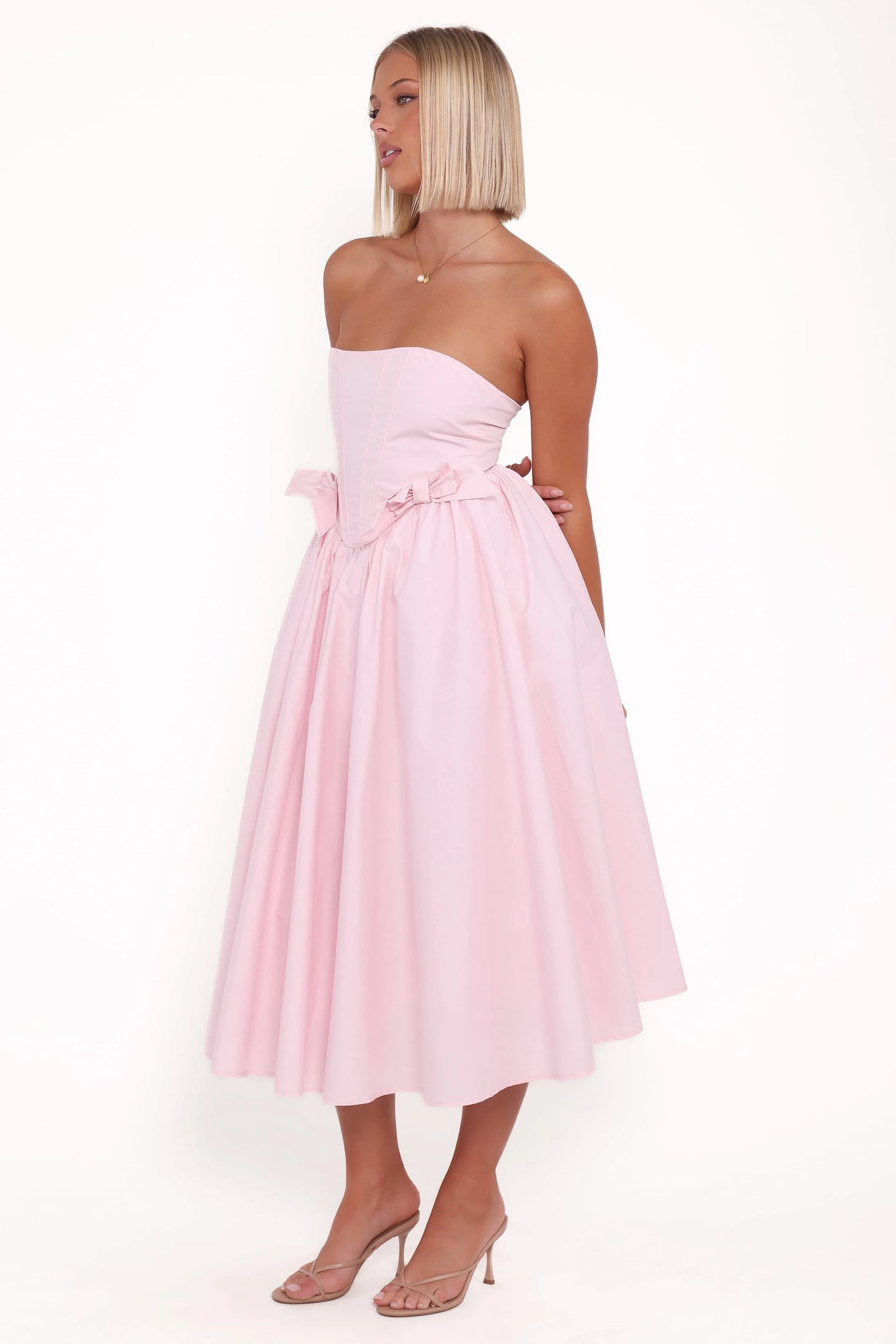 Seren Midi Dress - Pink