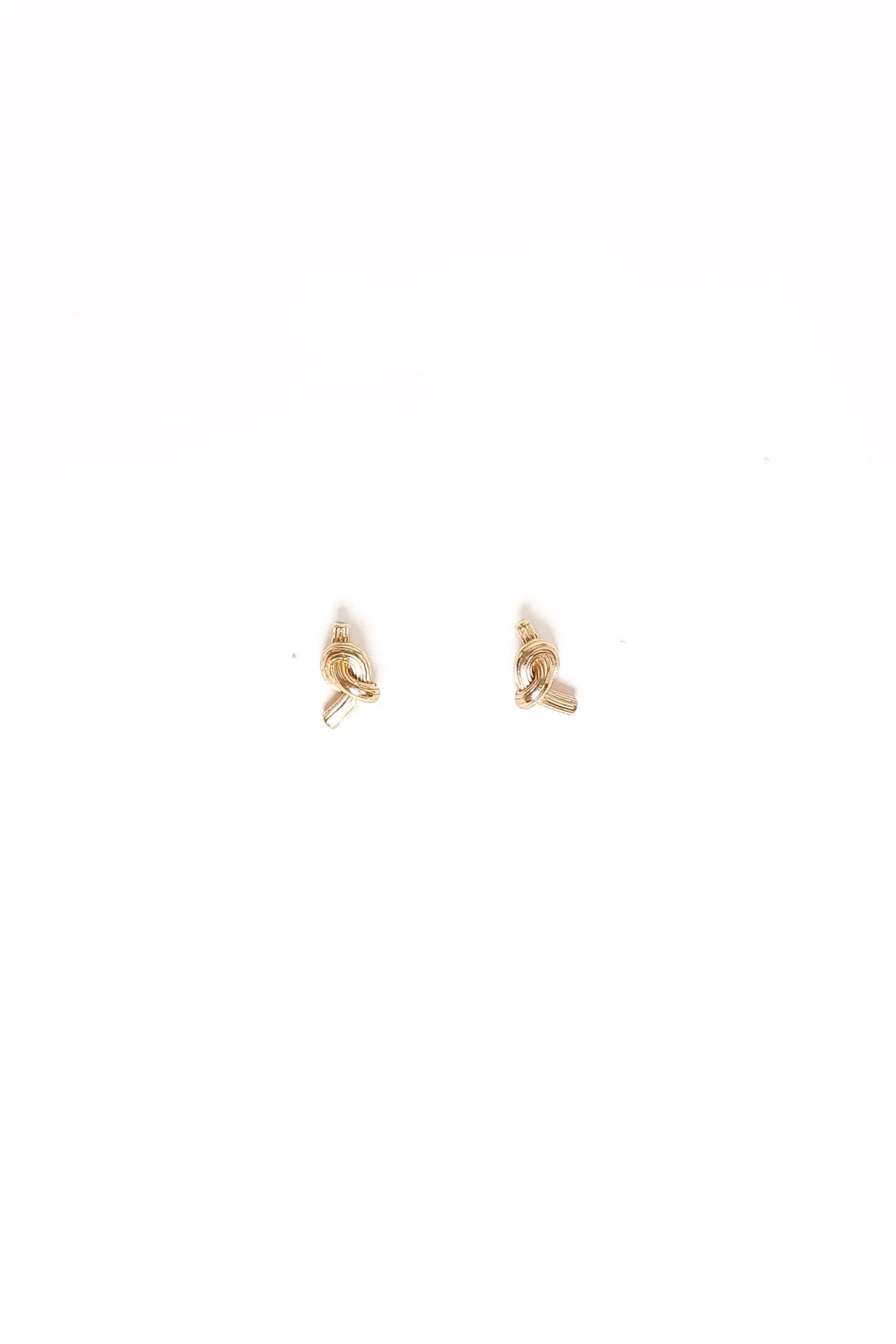 Dakota Knot Earrings - Gold