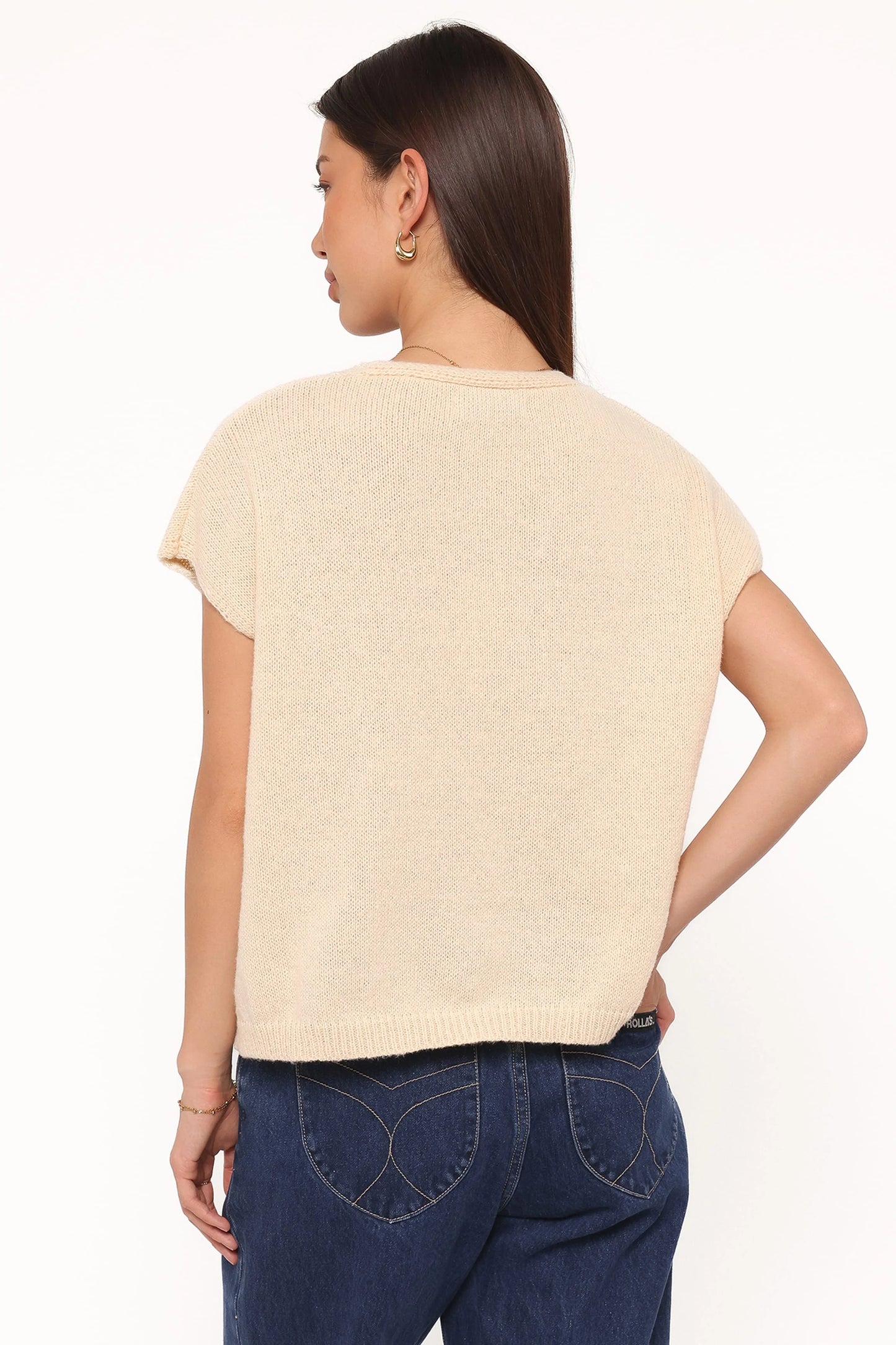 Mariana Knit Vest - Lemon