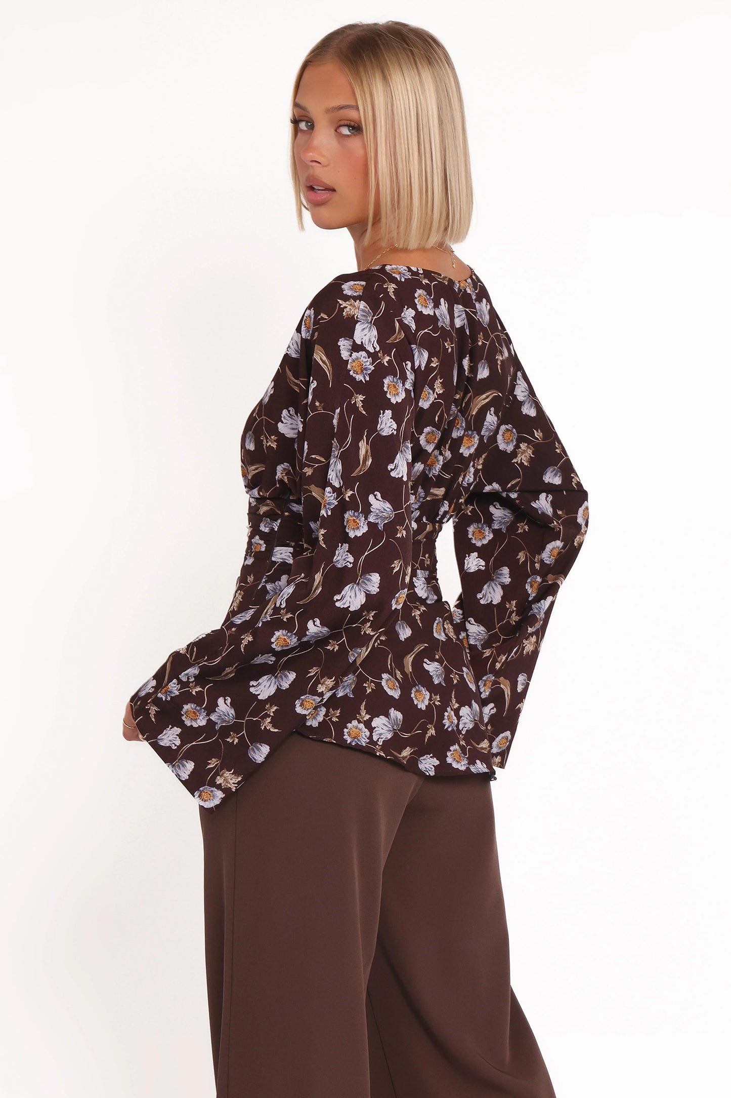 Calantha Top - Fall Floral