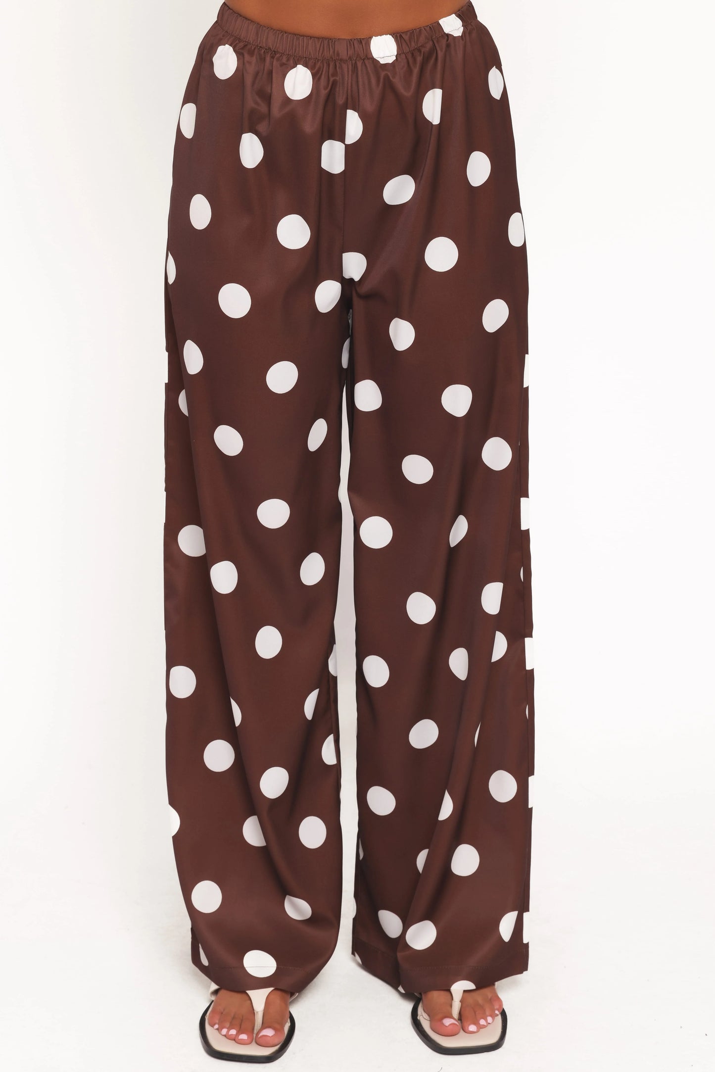 Brielle Polka Dot Set - Brown Polka Dot