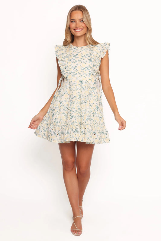 Rosalind Mini Dress - Yellow