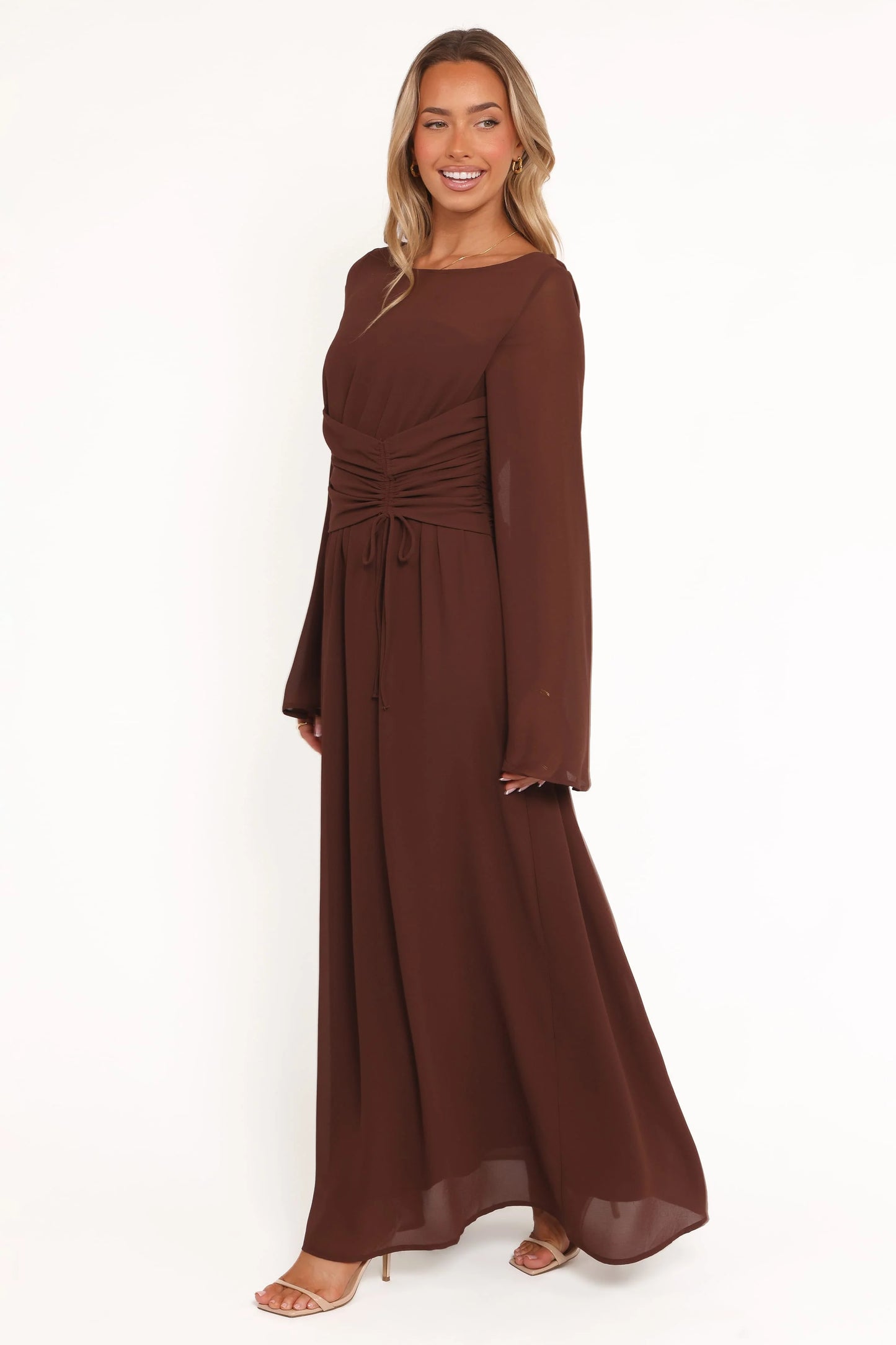 Samara Maxi Dress - Brown