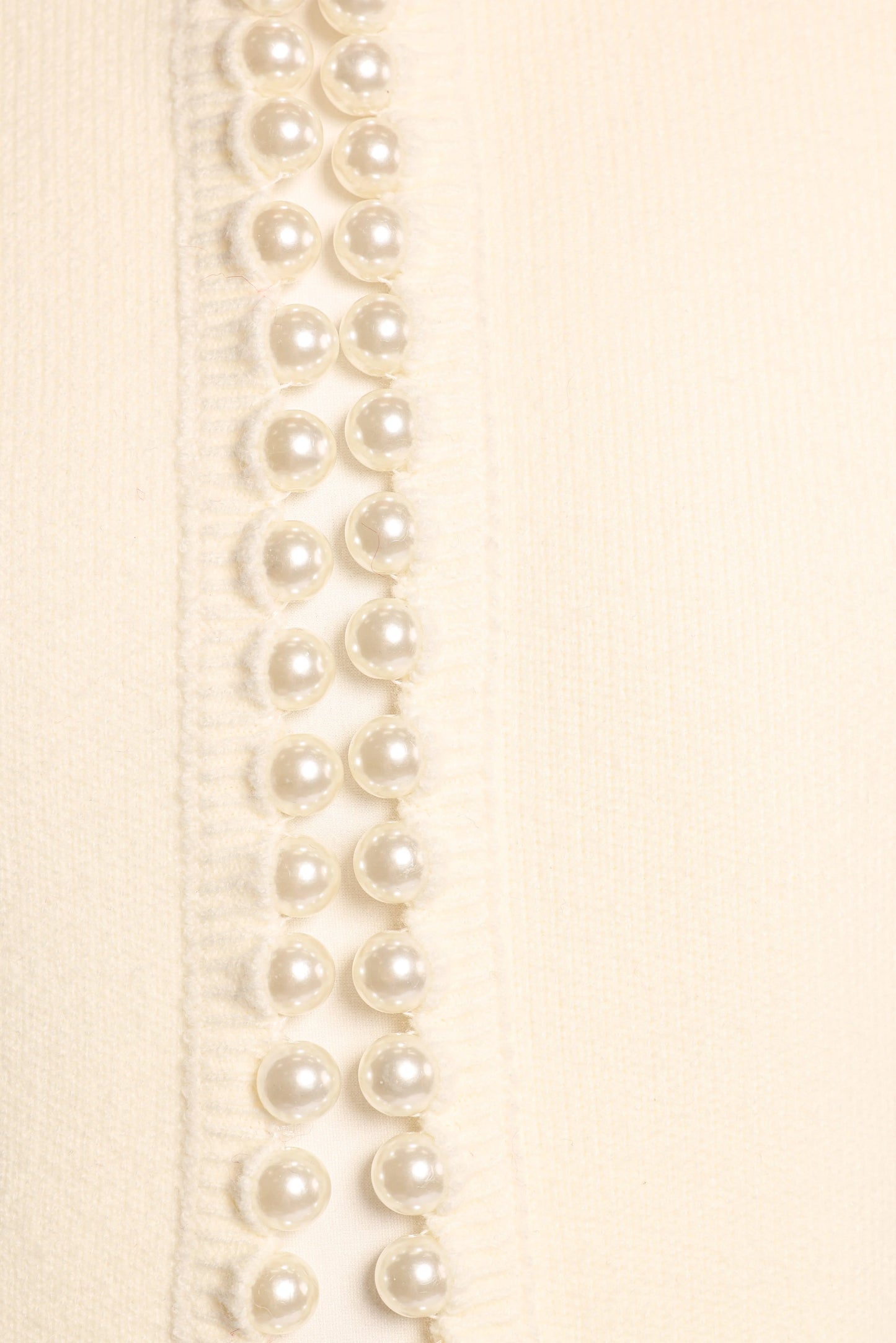 Bloom Pearl Knit Cardigan - Cream