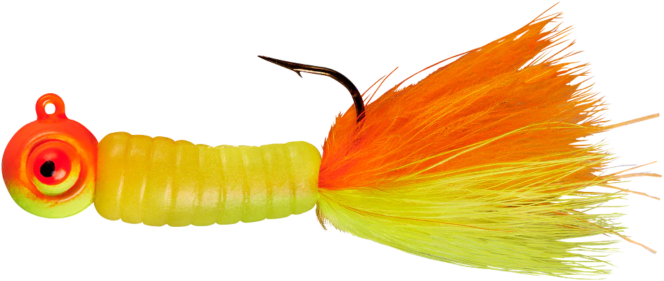 Lindy Fuzz-E-Grub Pre-Rigged Hair Tail Soft Grub 2 pack