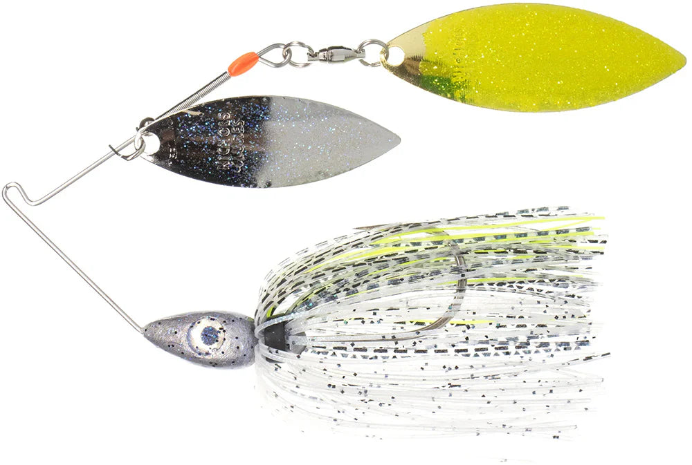 Nichols Pulsator Metal Flake Double Willow Spinnerbait