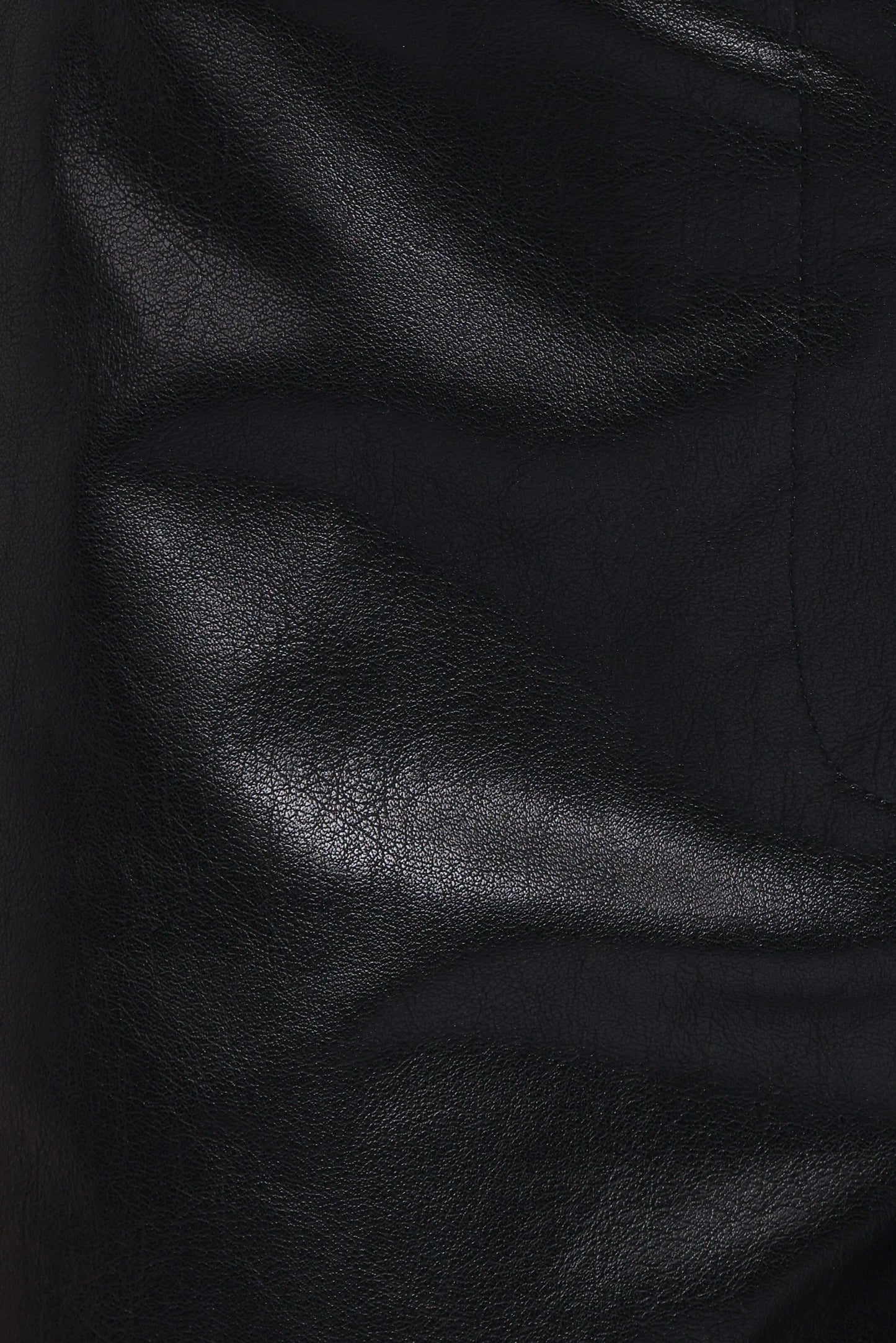 Fable Leather Shorts - Black