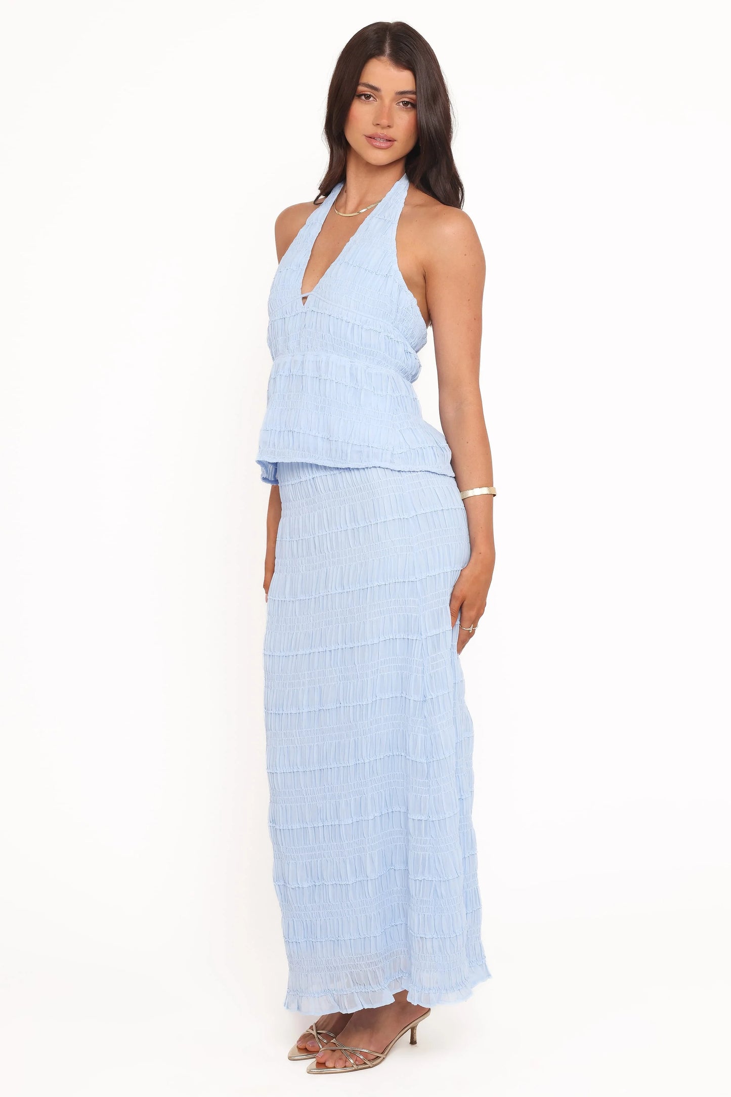 Valana Skirt - Powder Blue
