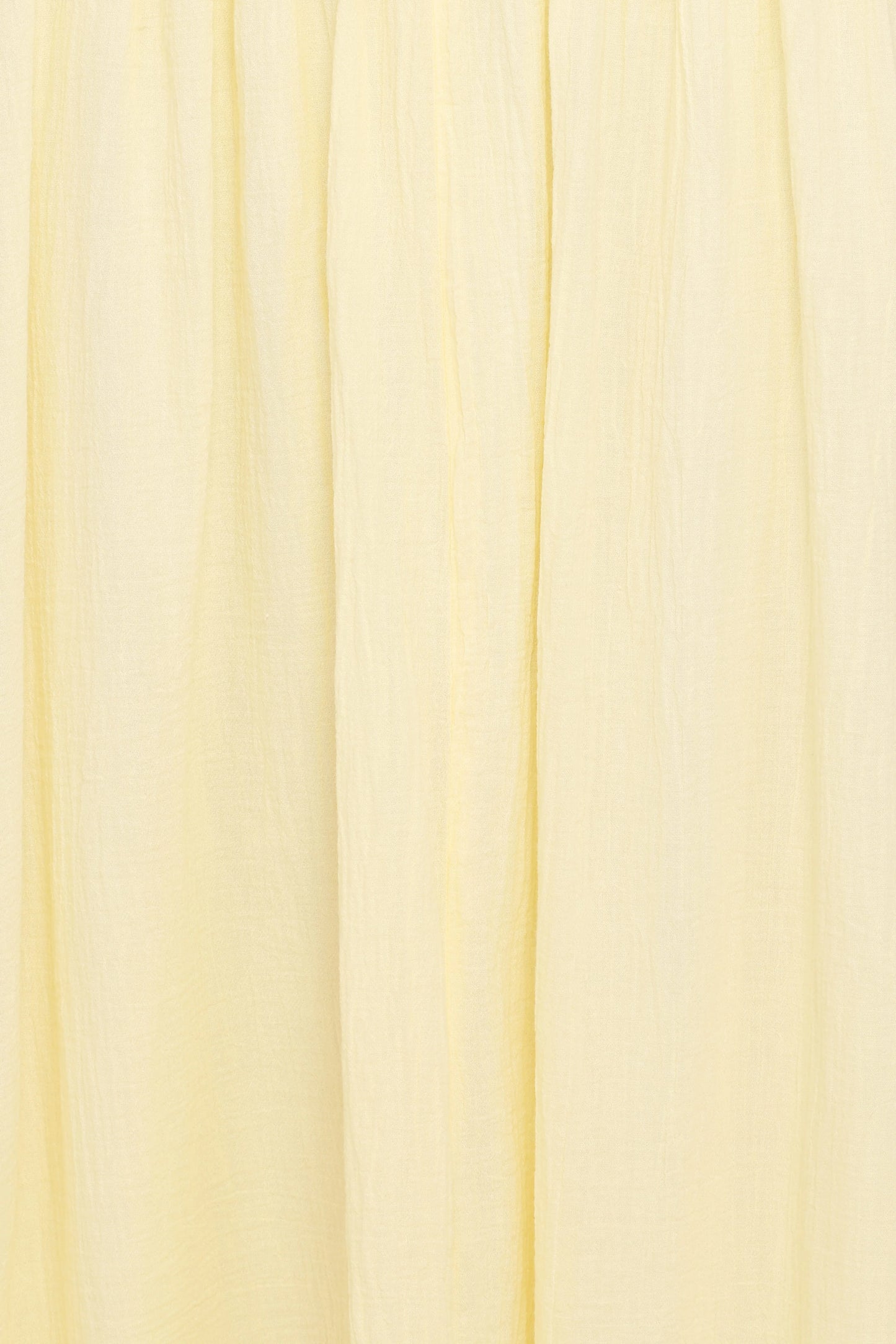 Enola Gather Midi Dress - Yellow