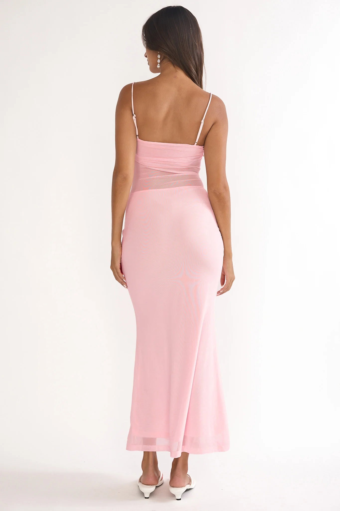 Stara Knot Accent Maxi Dress Blush