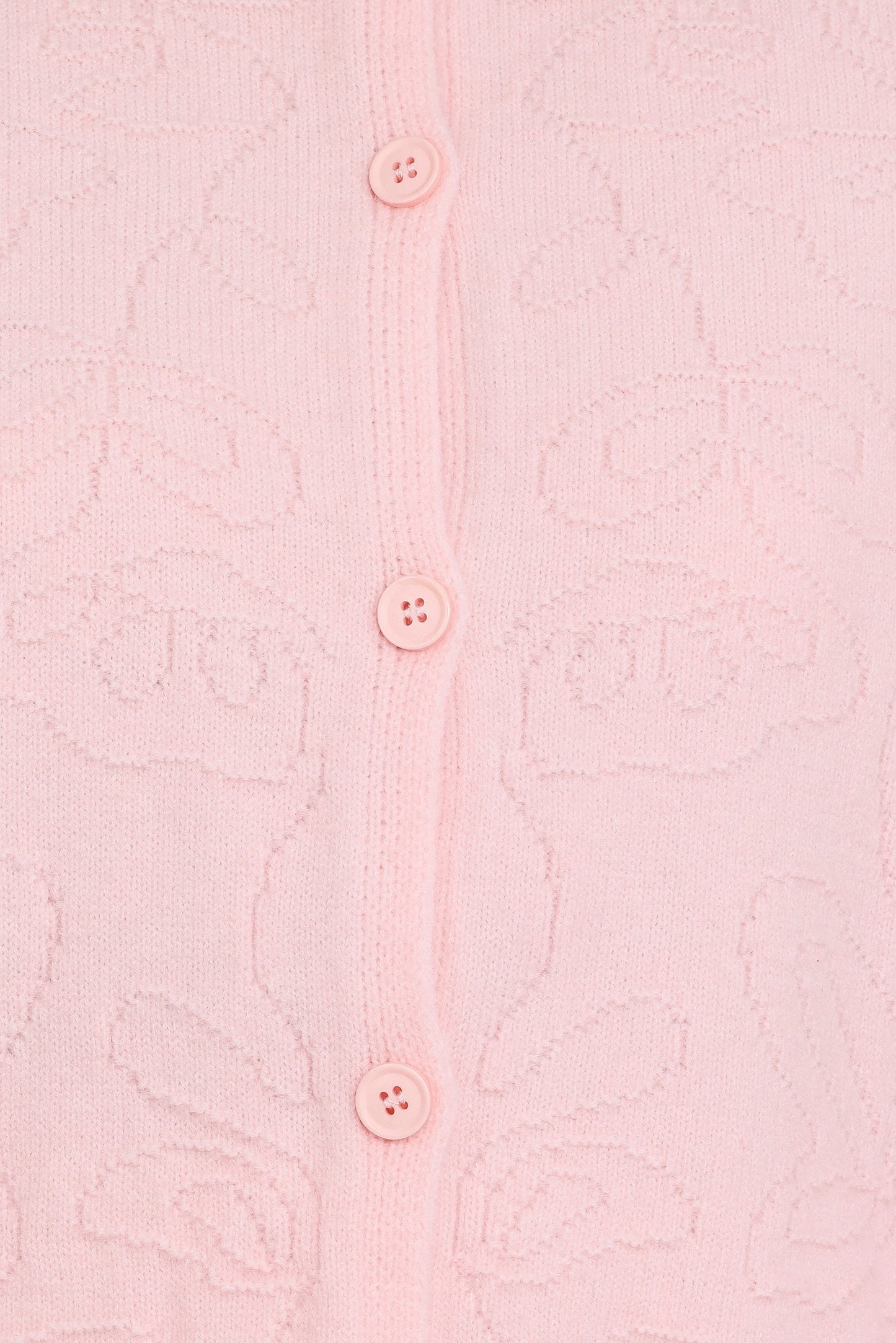 Fauna Tonal Floral Cardigan - Pink