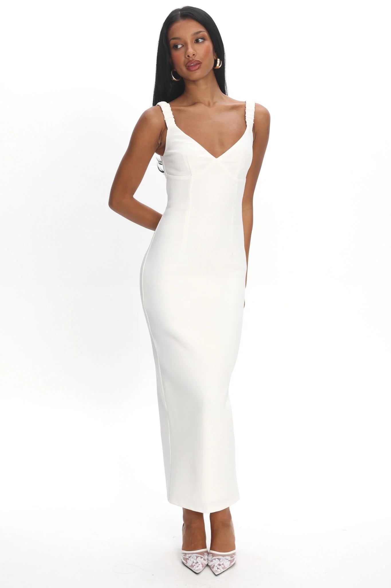 Eala Maxi Dress Off White