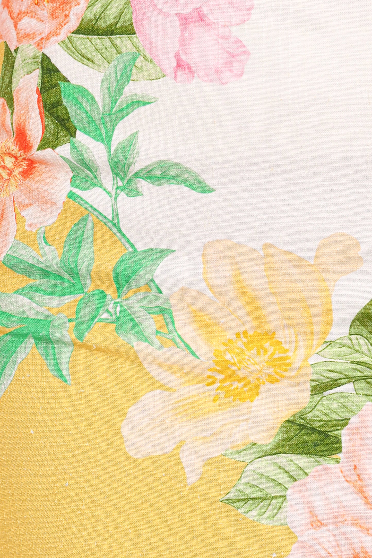 Peta Maxi Skirt - Yellow Poppy