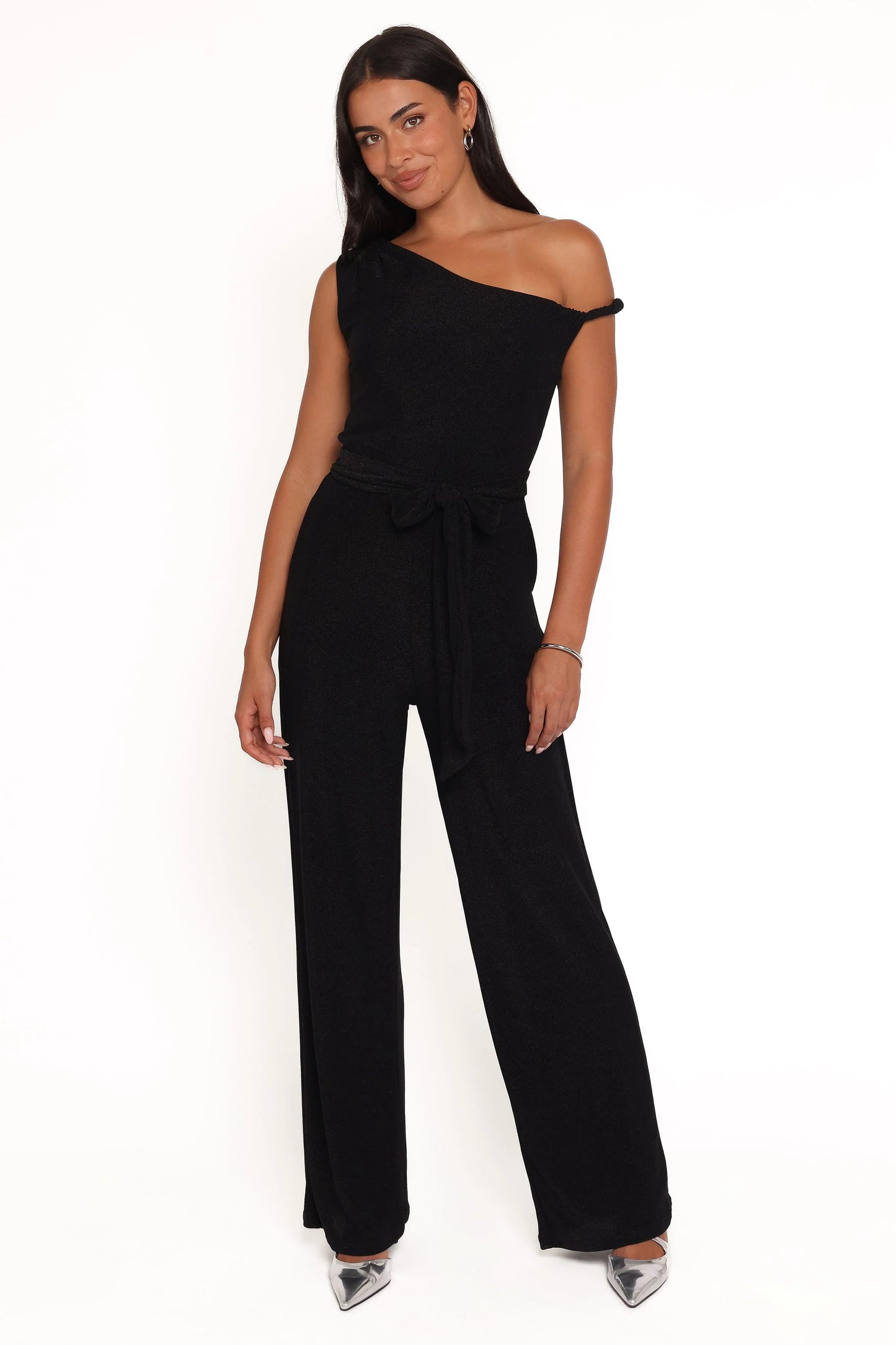 Katarina Off Shoulder Jumpsuit - Black
