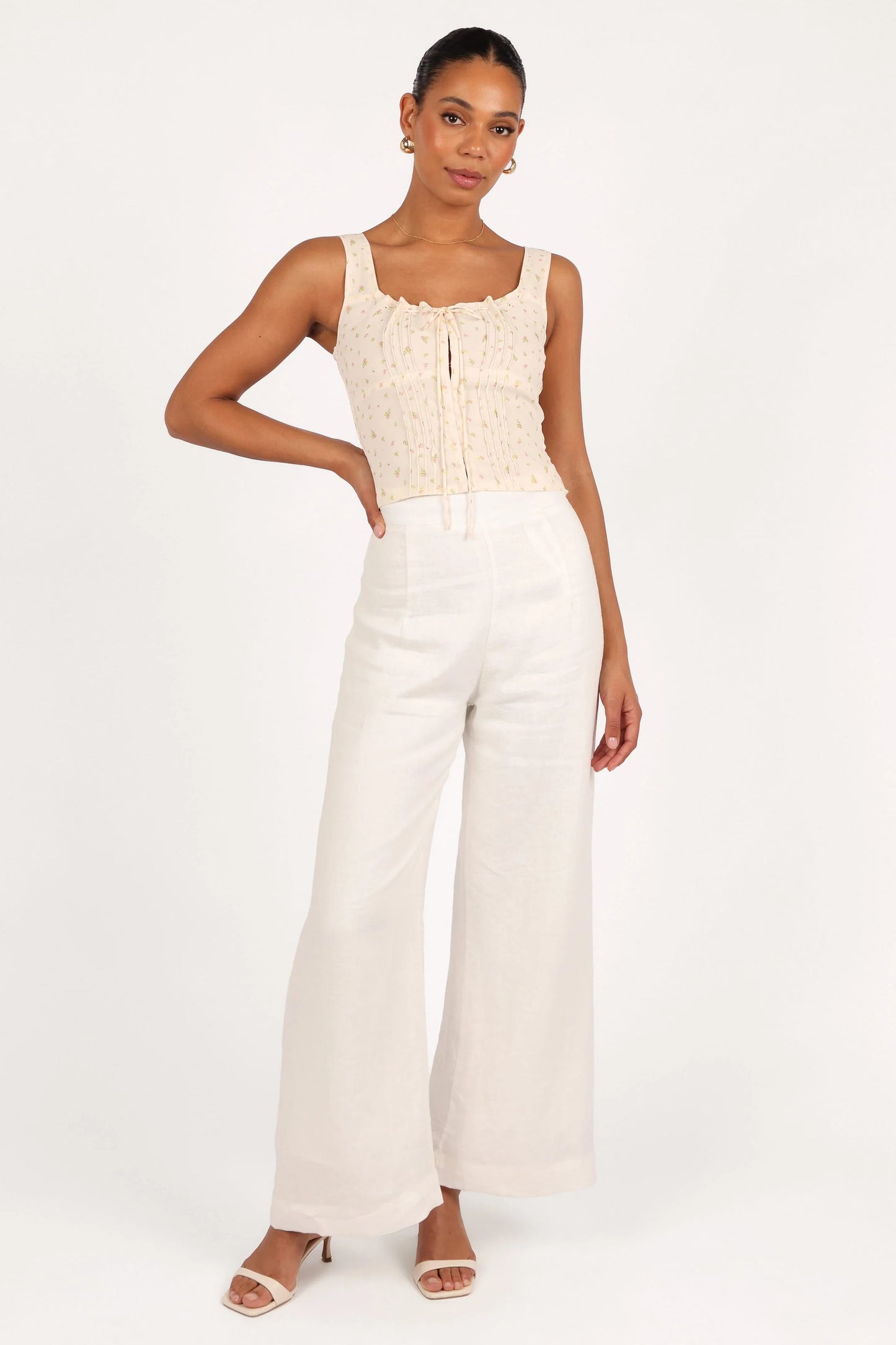 Alice Corset Top - Tiny Blooms